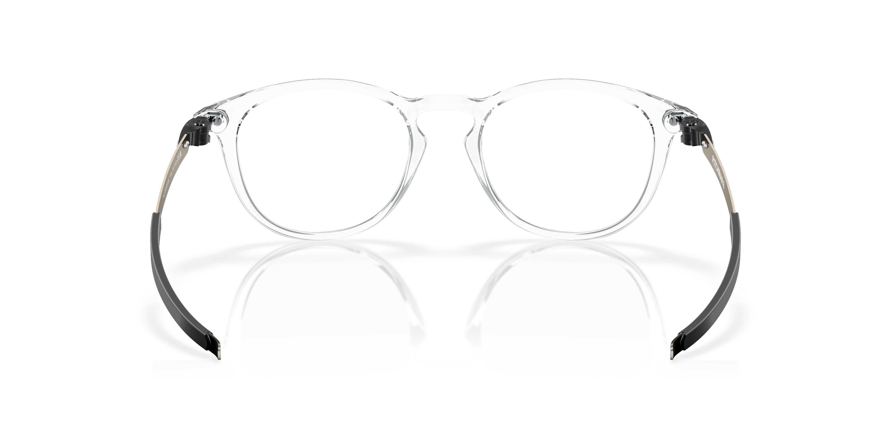 Oakley Pitchman R OX8105 in Clear, back view #Colour_Clear