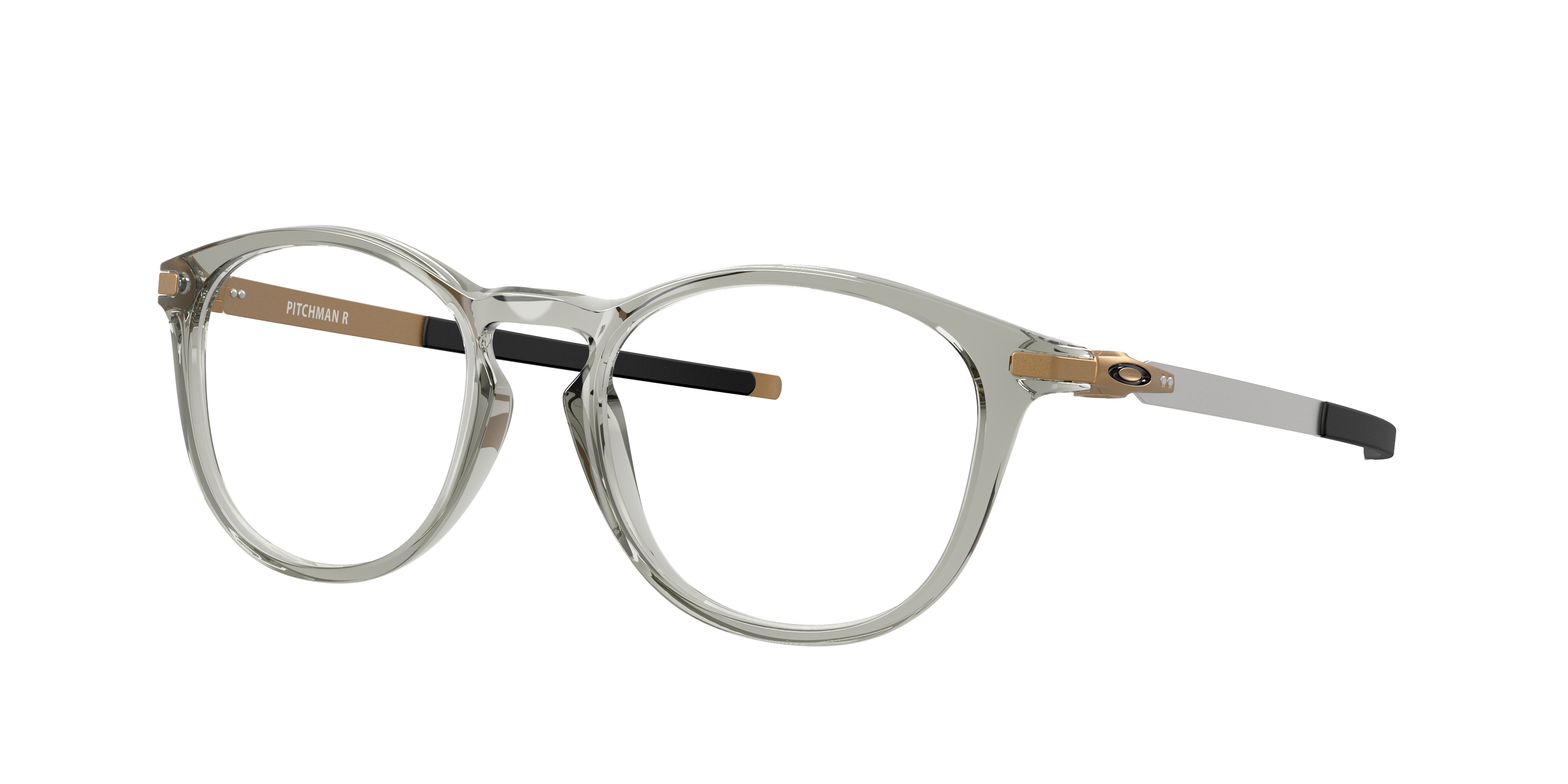 Oakley Pitchman R OX8105 in Grey Ink, three-quarter view #Colour_Grey Ink