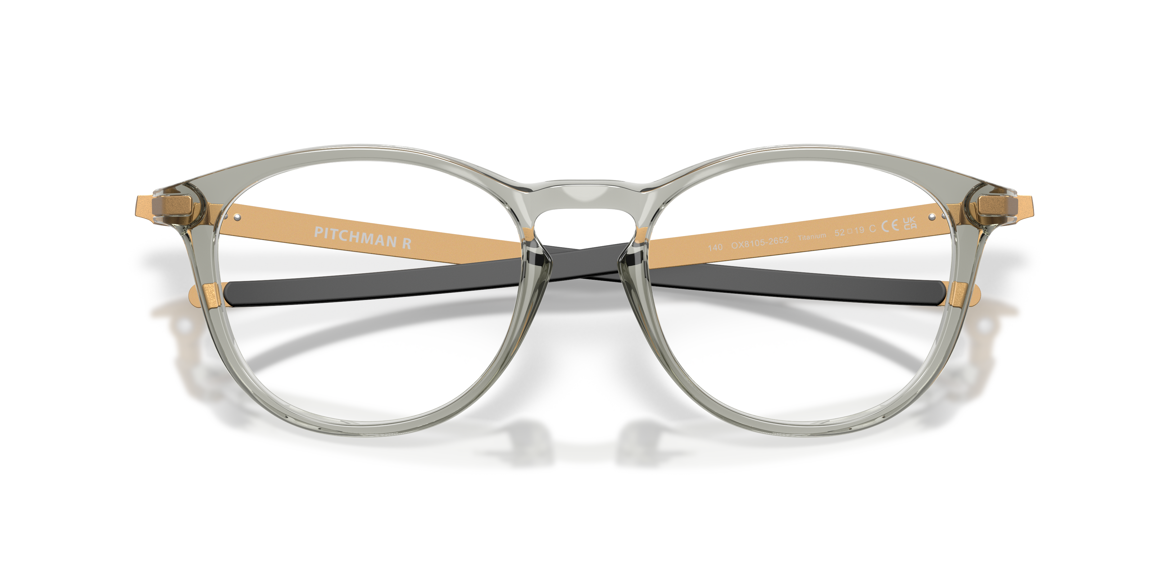 Oakley Pitchman R OX8105 in Grey Ink, front detail view #Colour_Grey Ink