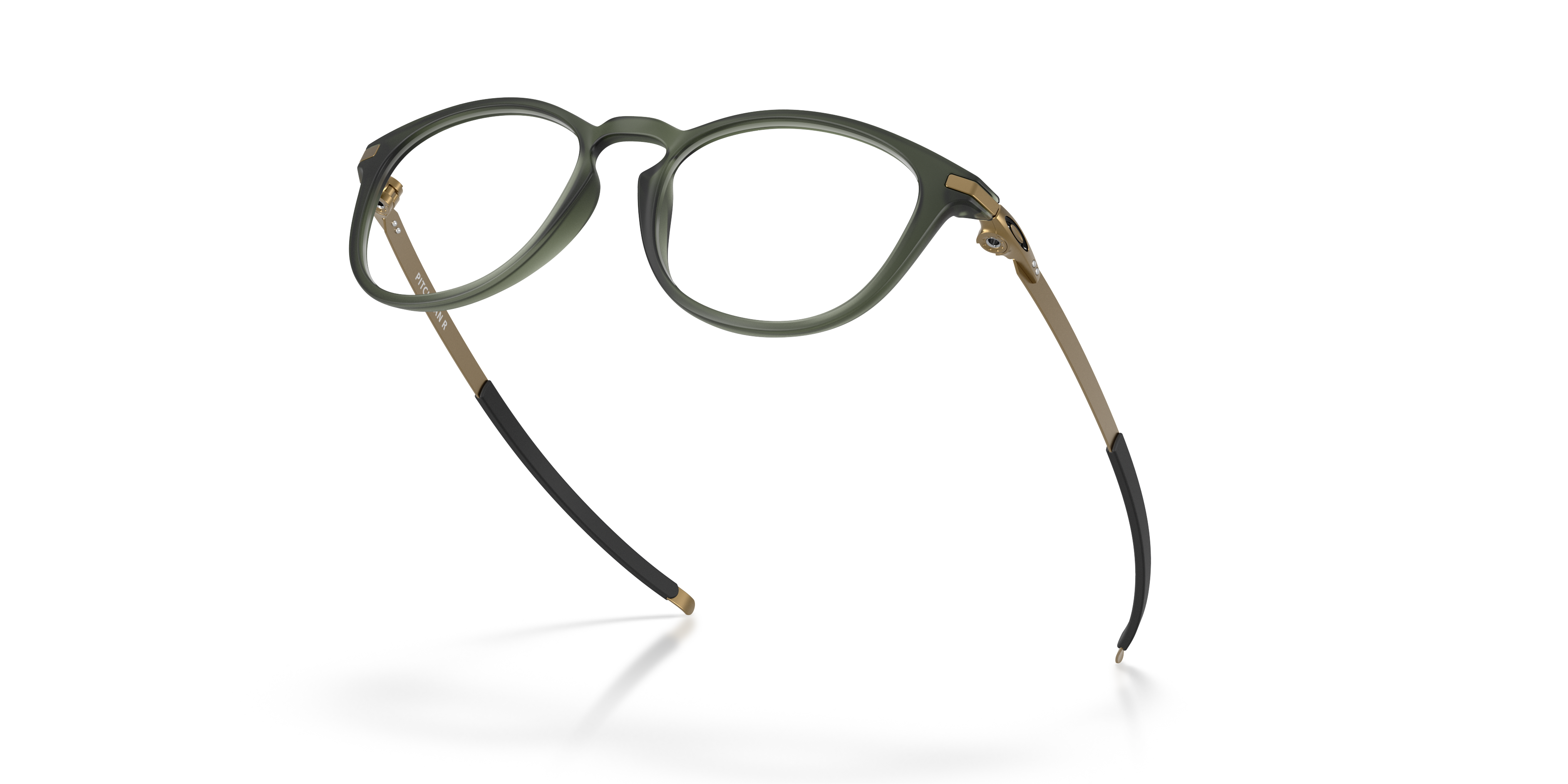Oakley Pitchman R OX8105 in Matte Olive Ink, angled view #Colour_Matte Olive Ink