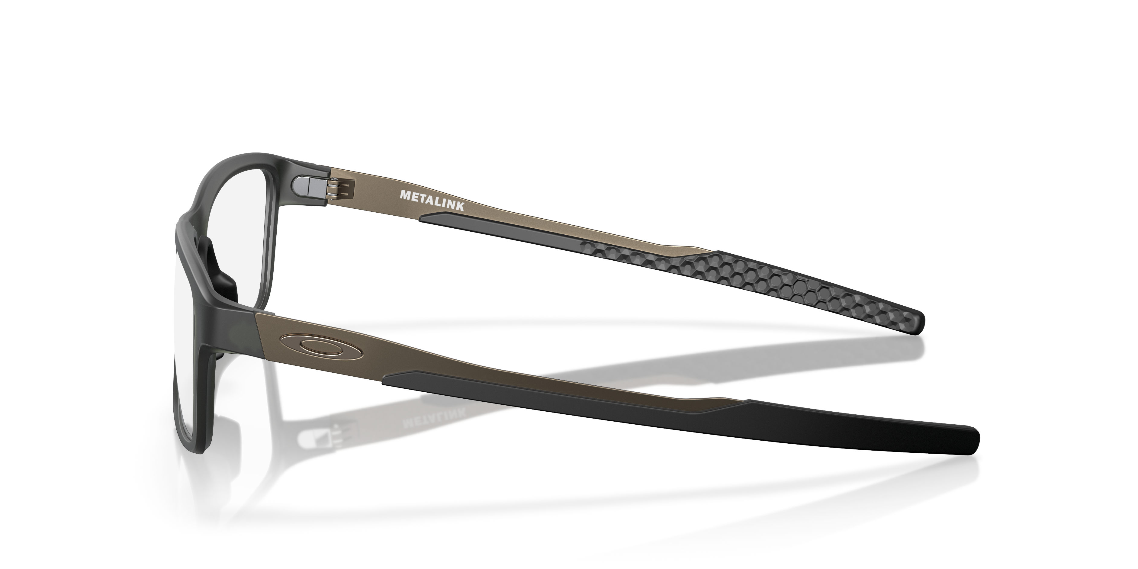 Oakley Metalink OX8153 in Matte Olive, side view #Colour_Matte Olive