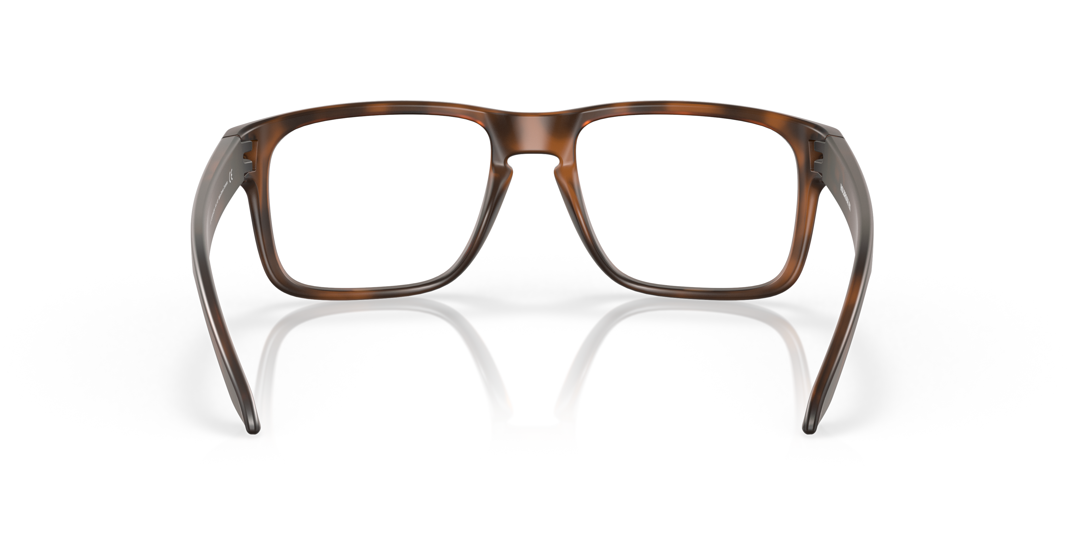 Oakley Holbrook RX OX8156 in Matte Brown Tortoise, back view #Colour_Matte Brown Tortoise