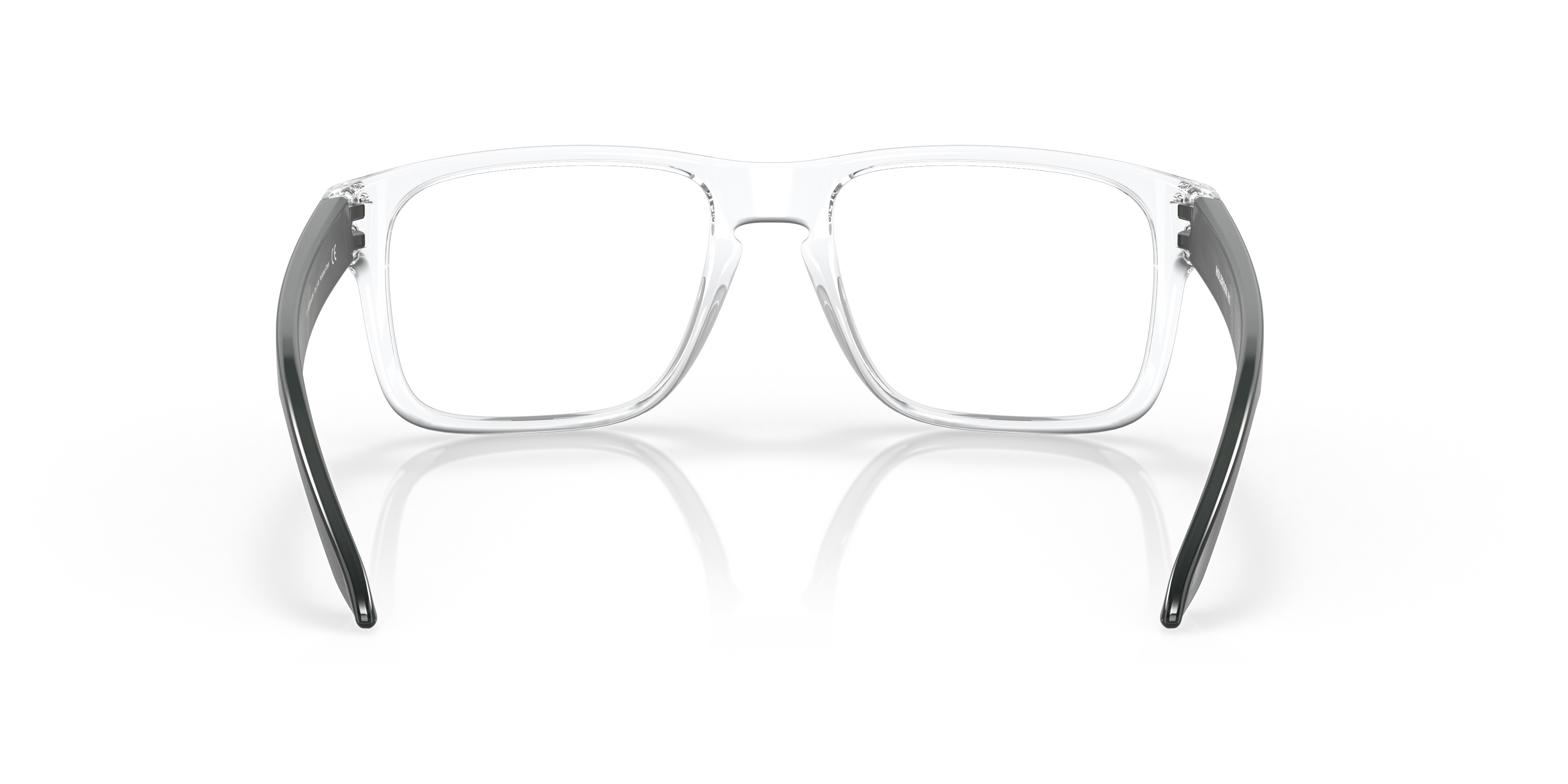 Oakley Holbrook RX OX8156 in Polished Clear, back view #Colour_Polished Clear