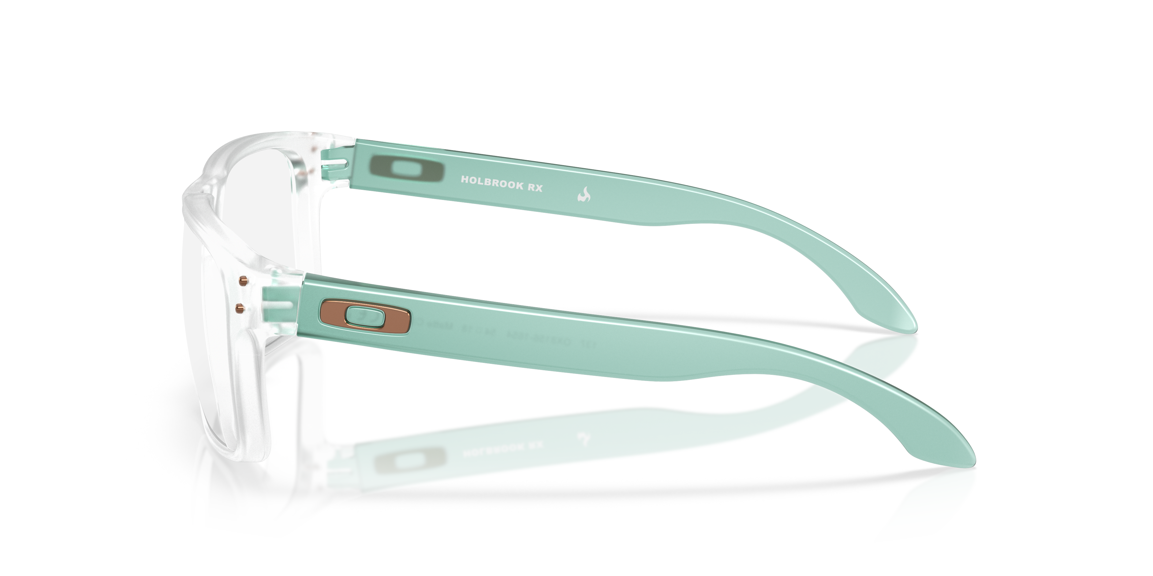 Oakley Holbrook RX OX8156 in Matte Clear (815616), side view #Colour_Matte Clear (815616)