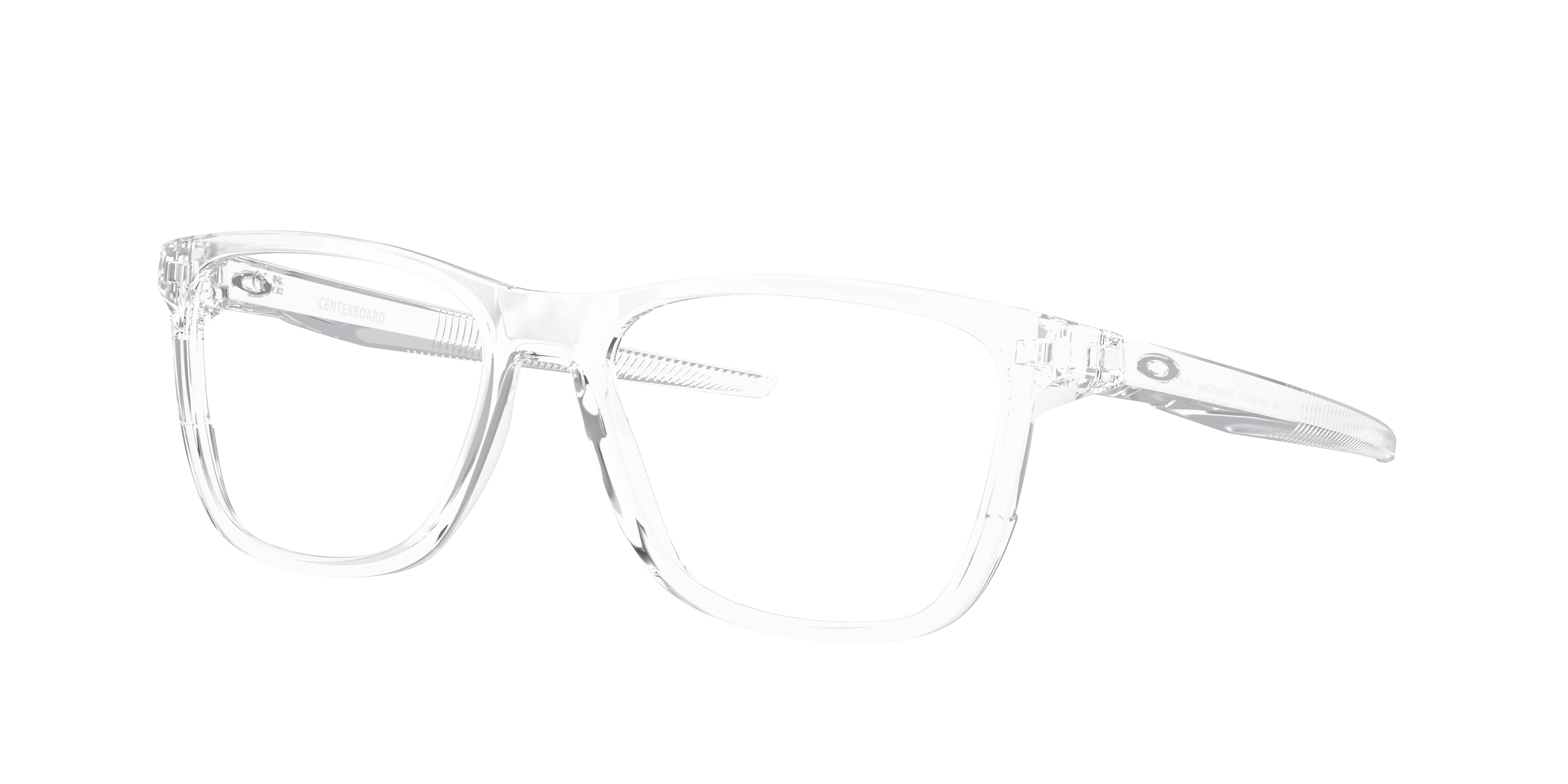 Oakley Centerboard OX8163 in Polished Clear, three-quarter view #Colour_Polished Clear