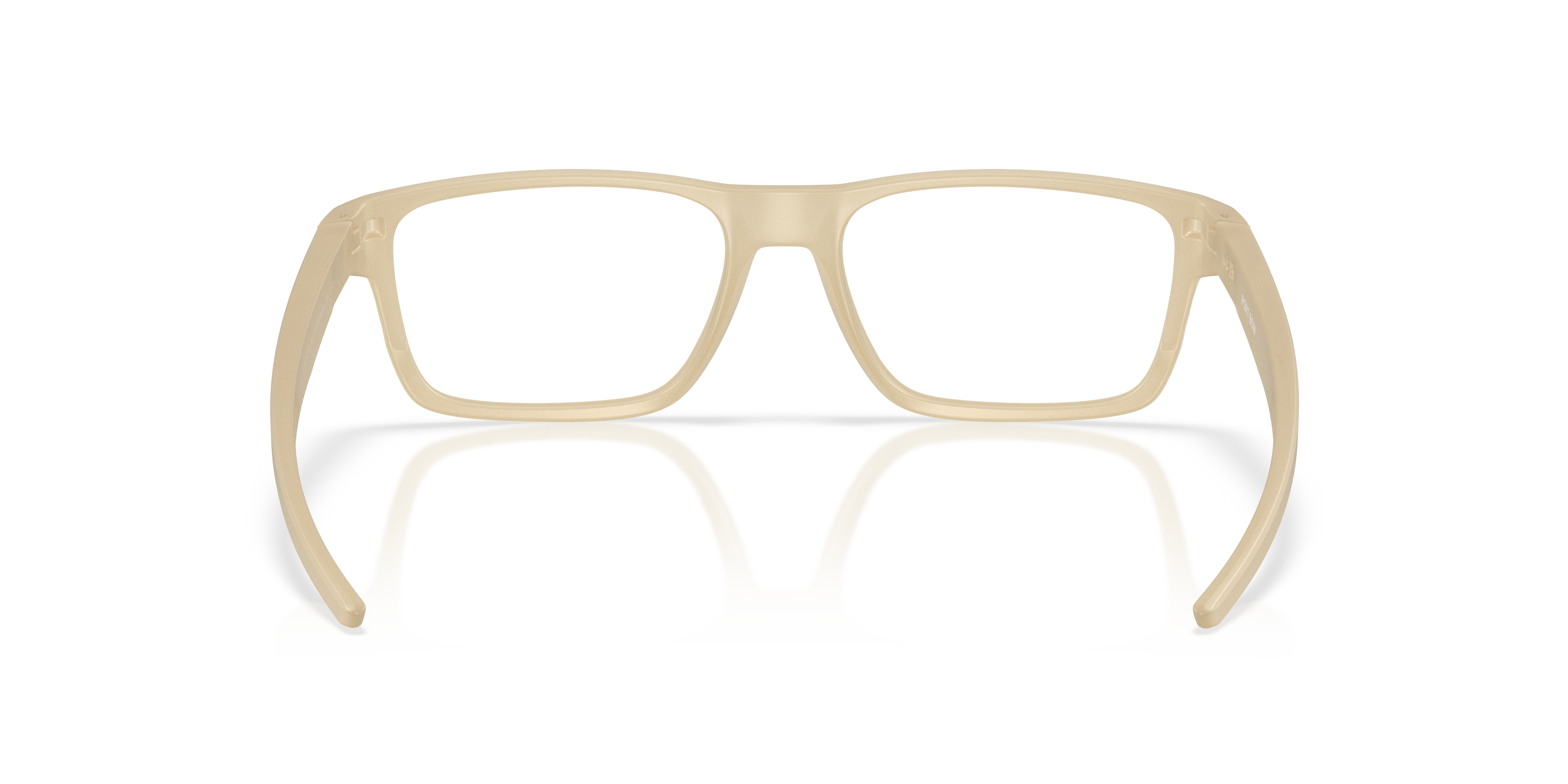 Oakley Port Bow OX8164 in Transparent Sandstorm, back view #Colour_Transparent Sandstorm