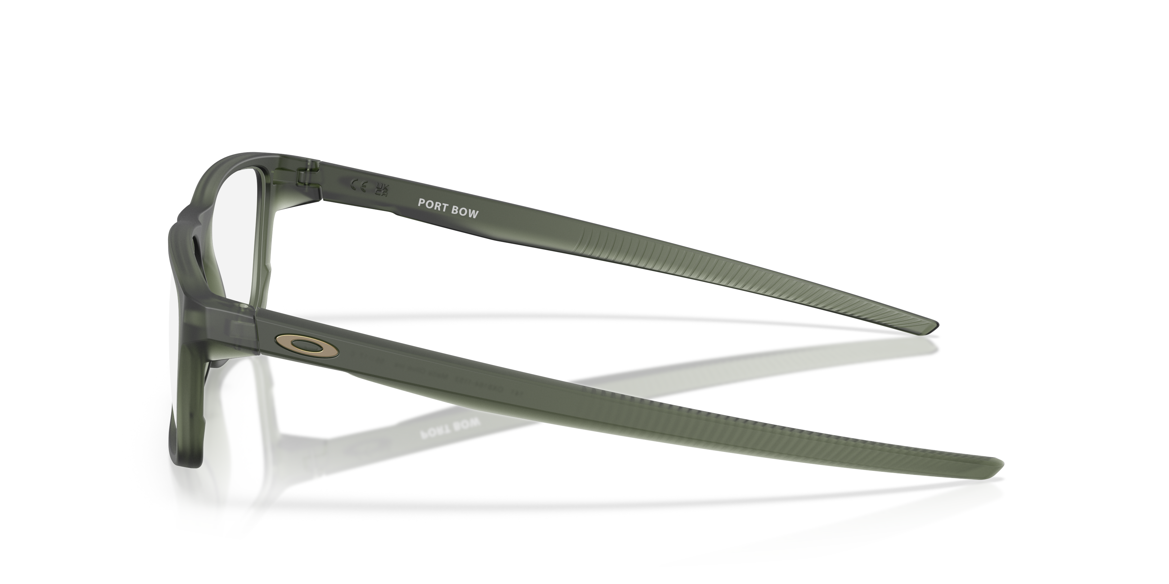 Oakley Port Bow OX8164 in Matte Olive Ink, side view #Colour_Matte Olive Ink