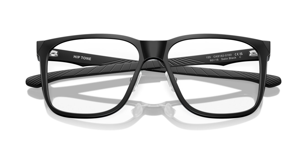 Oakley Hip Tone OX8182 in Satin Black, front detail view #Colour_Satin Black (818201)