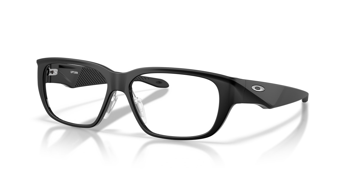 Oakley Upturn OX8192D in Satin Black, three-quarter view #Colour_Satin Black (819201)