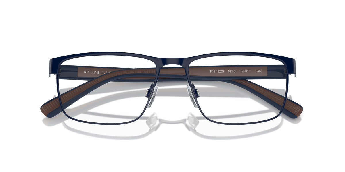 Polo by Ralph Lauren PH1229 in Semi-Shiny Navy Blue, front detail view #Colour_Semi-Shiny Navy Blue (9273)