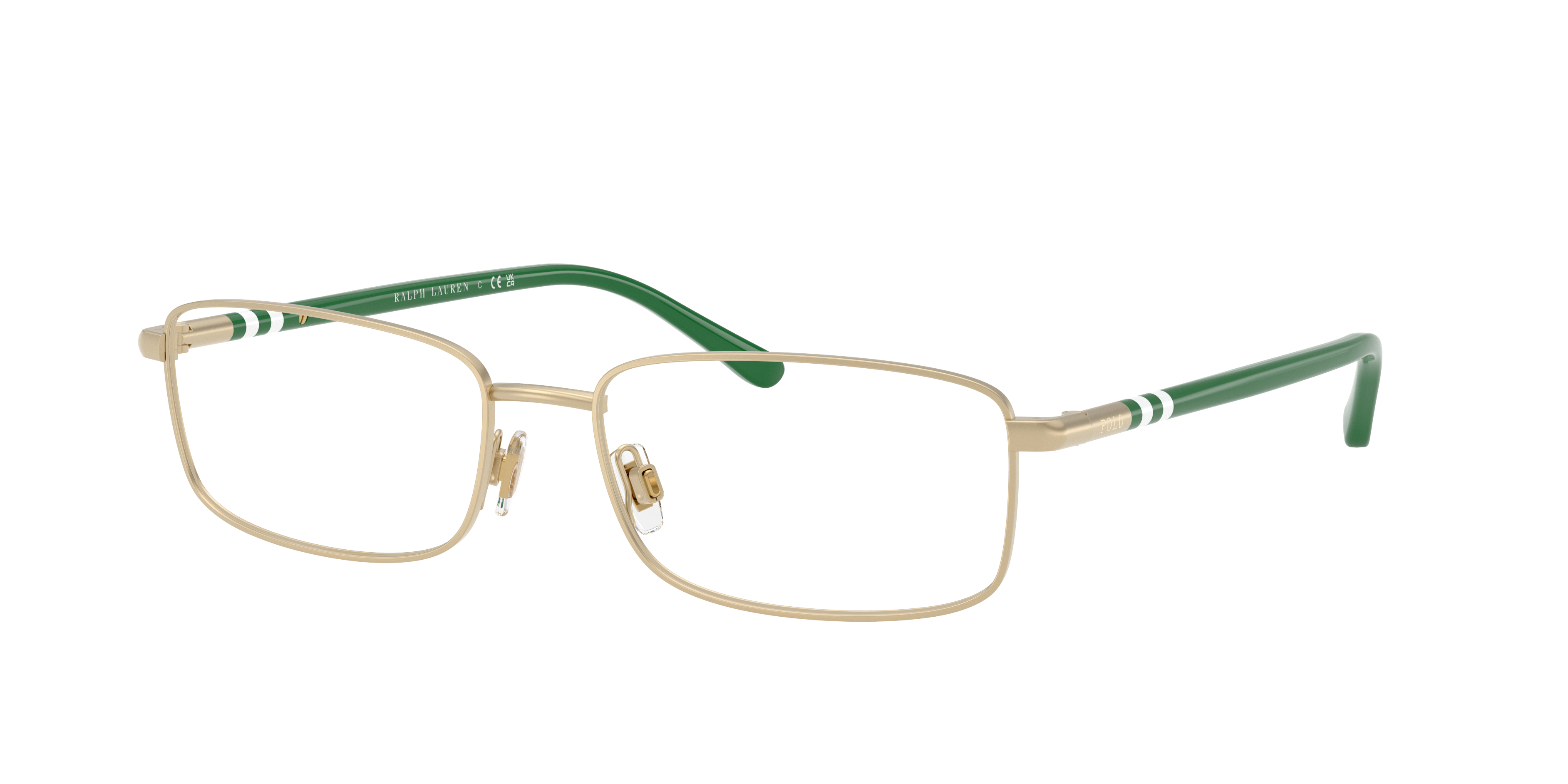 Polo by Ralph Lauren PH1235 - Semishiny Pale Gold, three-quarter view #Colour_Semishiny Pale Gold