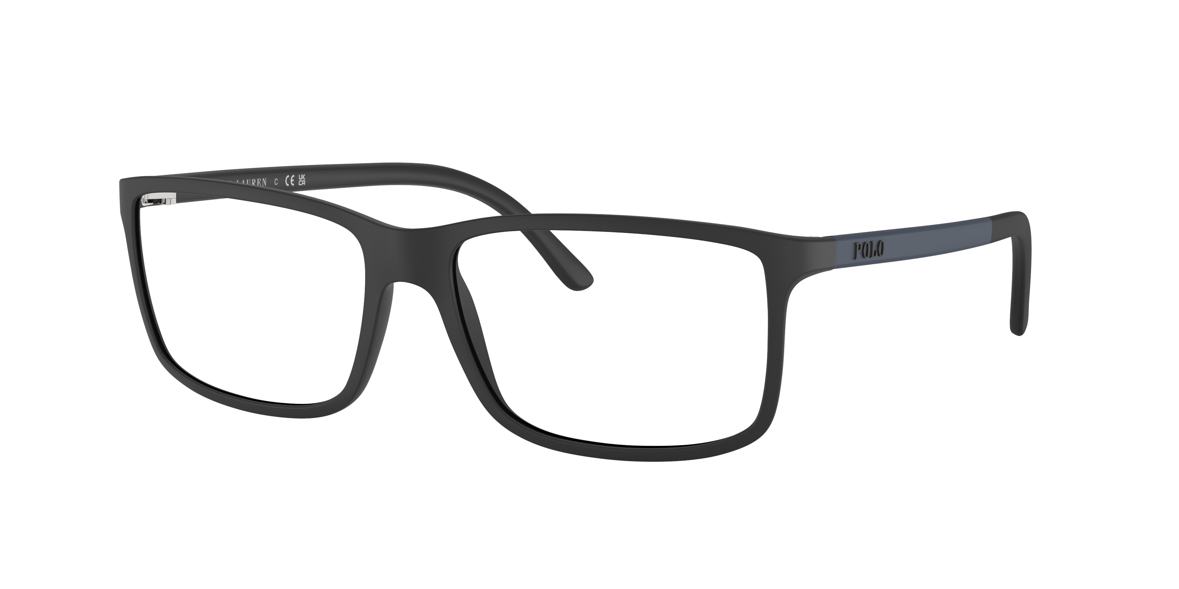 Polo by Ralph Lauren PH2126 - Matte Black (5505), three-quarter view #Colour_Matte Black (5505)