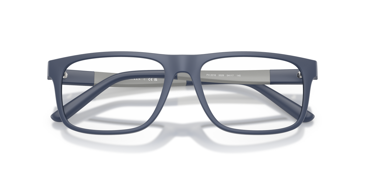 Polo by Ralph Lauren PH2218 in Matte Navy Blue, front detail view #Colour_Matte Navy Blue (5528)