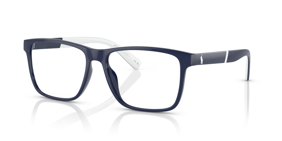 Polo by Ralph Lauren PH2257U in Shiny Navy Blue, three-quarter view #Colour_Shiny Navy Blue (5620)