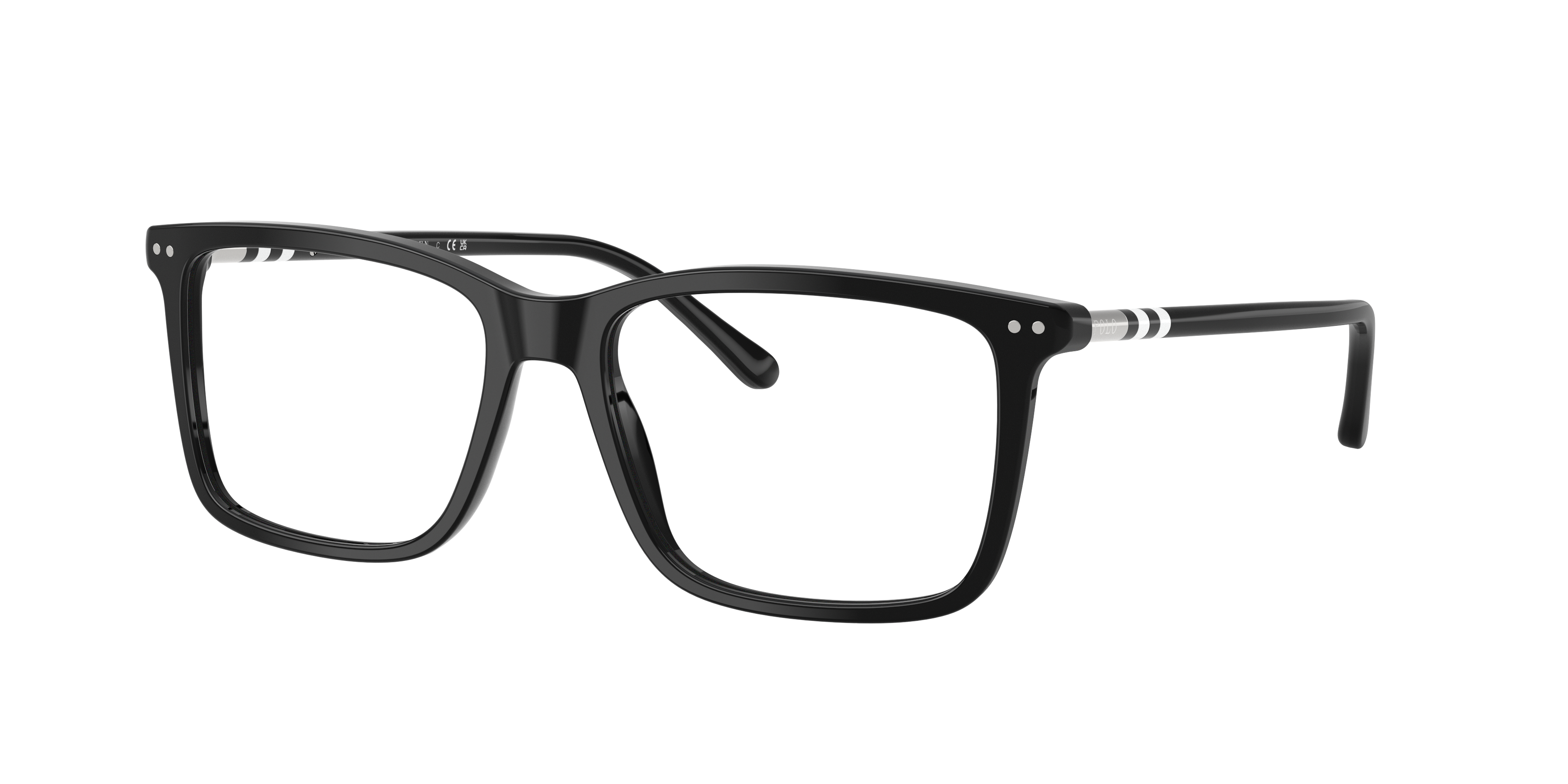 Polo by Ralph Lauren PH2287 - Shiny Black, three-quarter view #Colour_Shiny Black