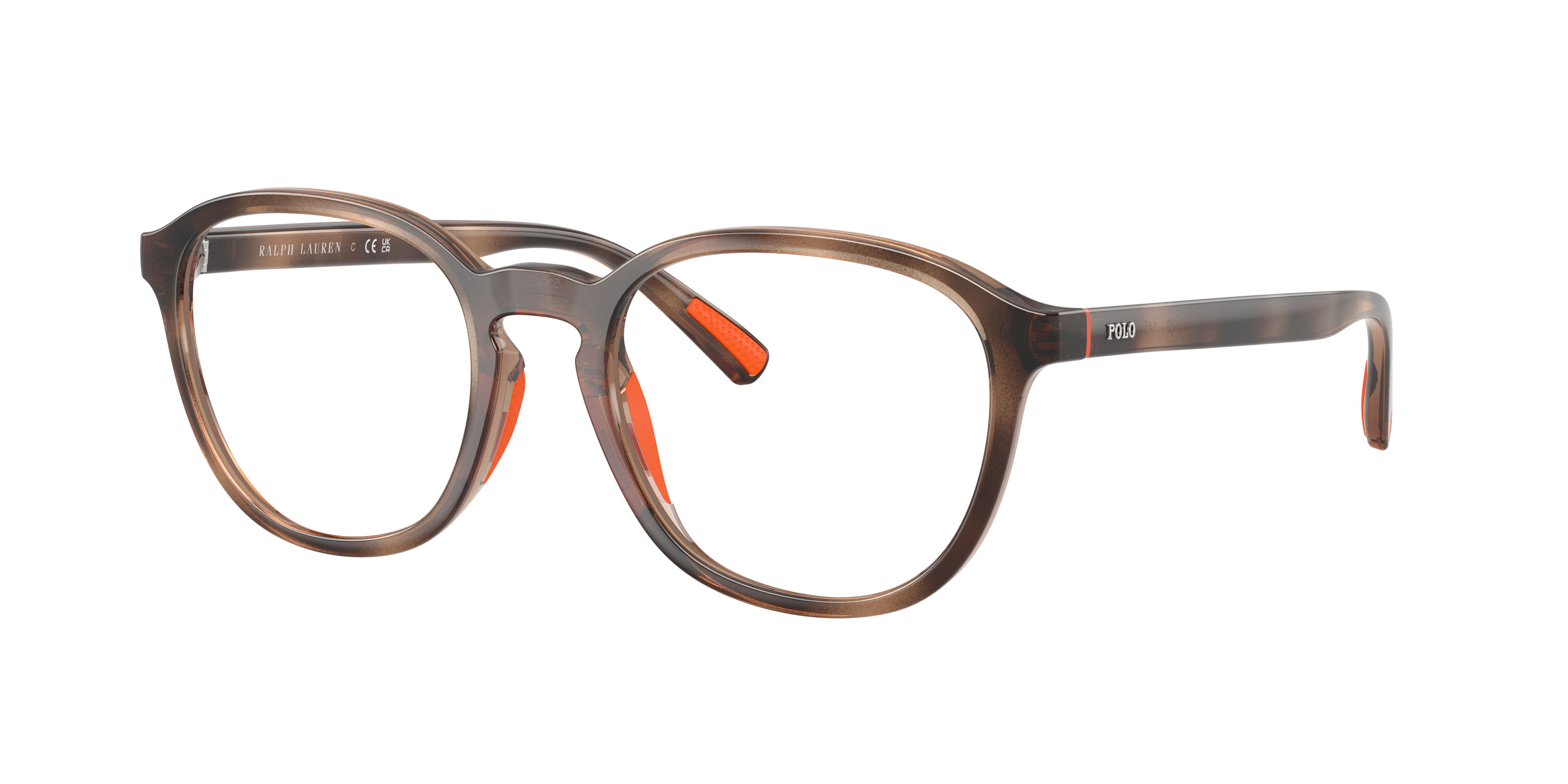 Polo by Ralph Lauren PH2292U - Shiny Dark Havana, three-quarter view #Colour_Shiny Dark Havana