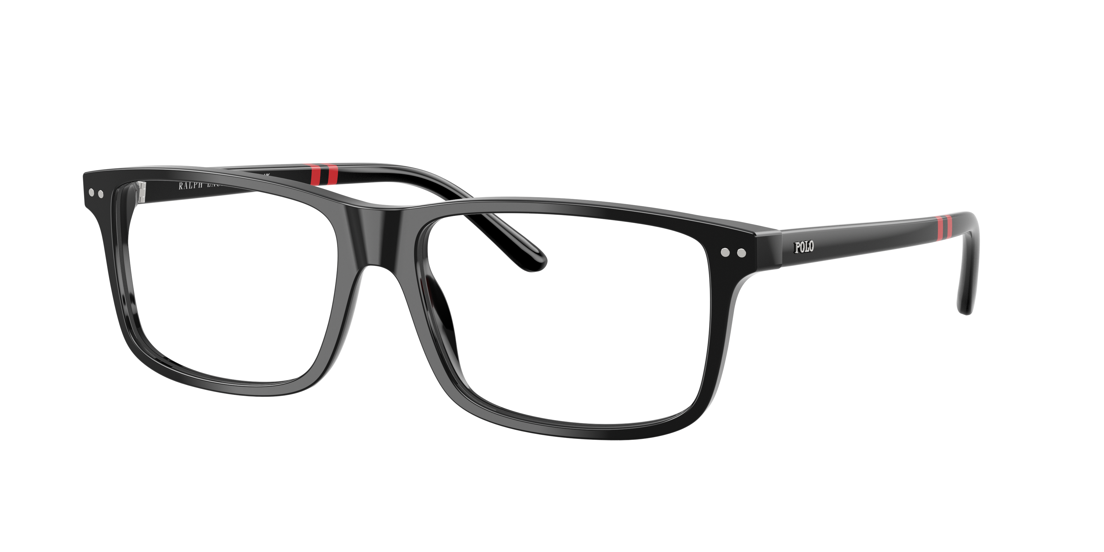 Polo by Ralph Lauren PH2296 - Shiny Black, three-quarter view #Colour_Shiny Black