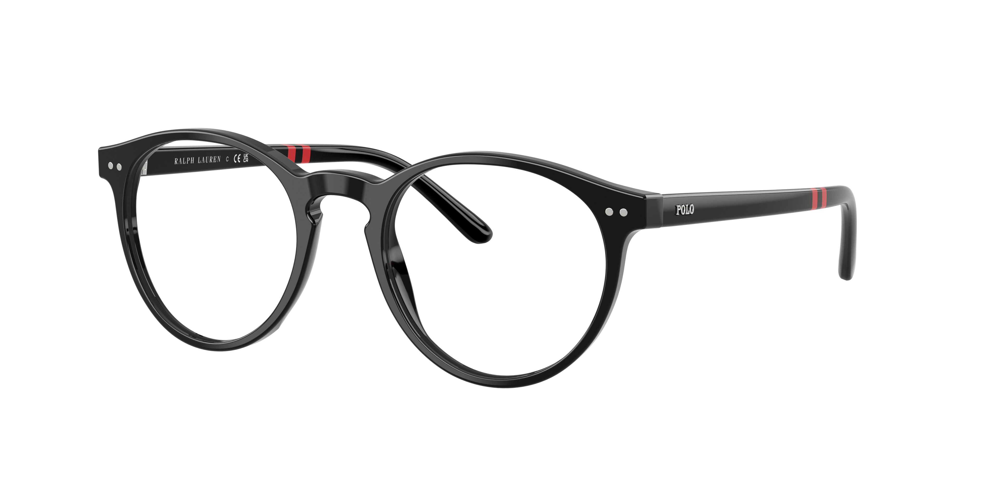 Polo by Ralph Lauren PH2297 - Shiny Black, three-quarter view #Colour_Shiny Black