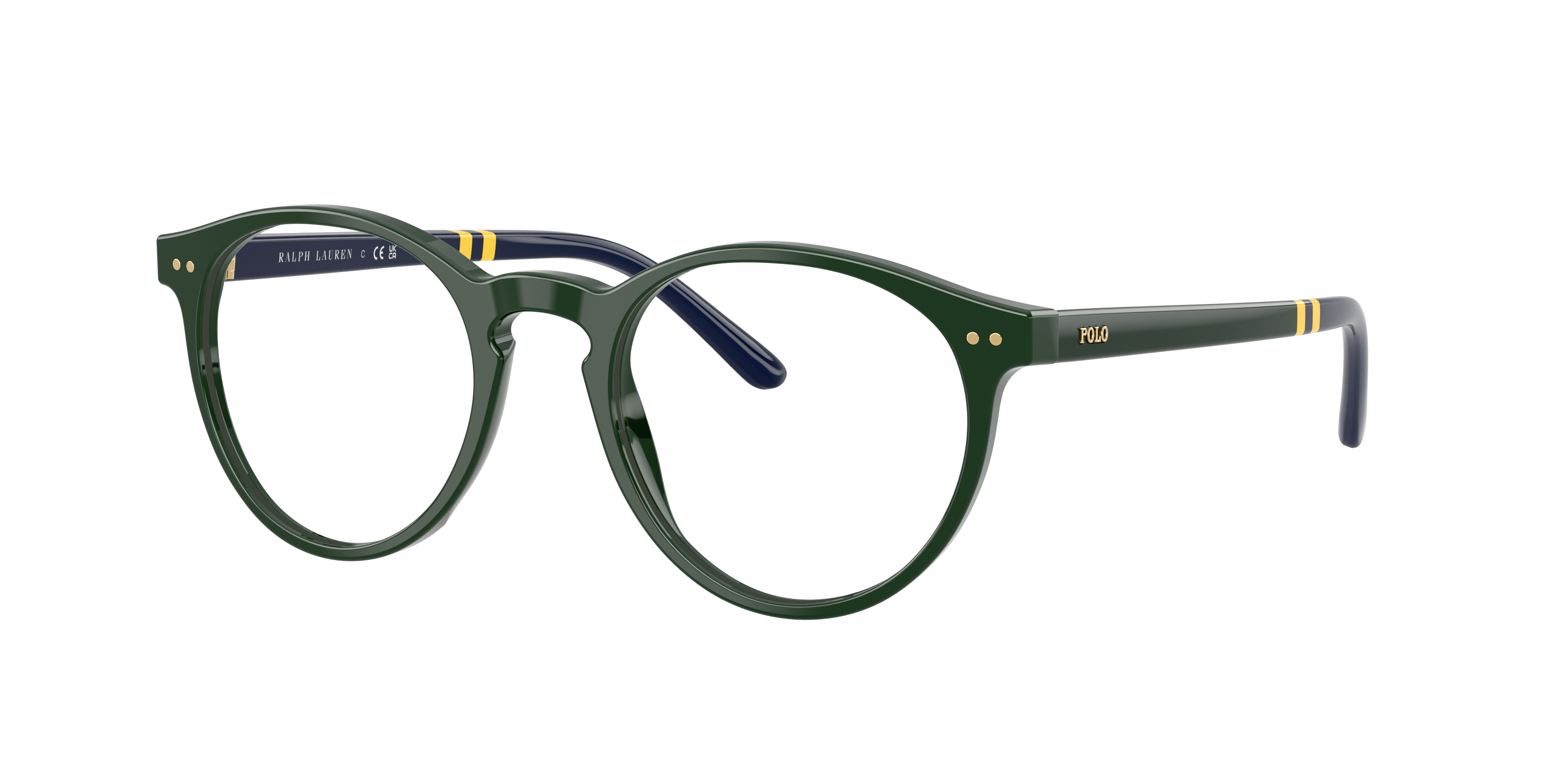 Polo by Ralph Lauren PH2297 - Shiny Green, three-quarter view #Colour_Shiny Green