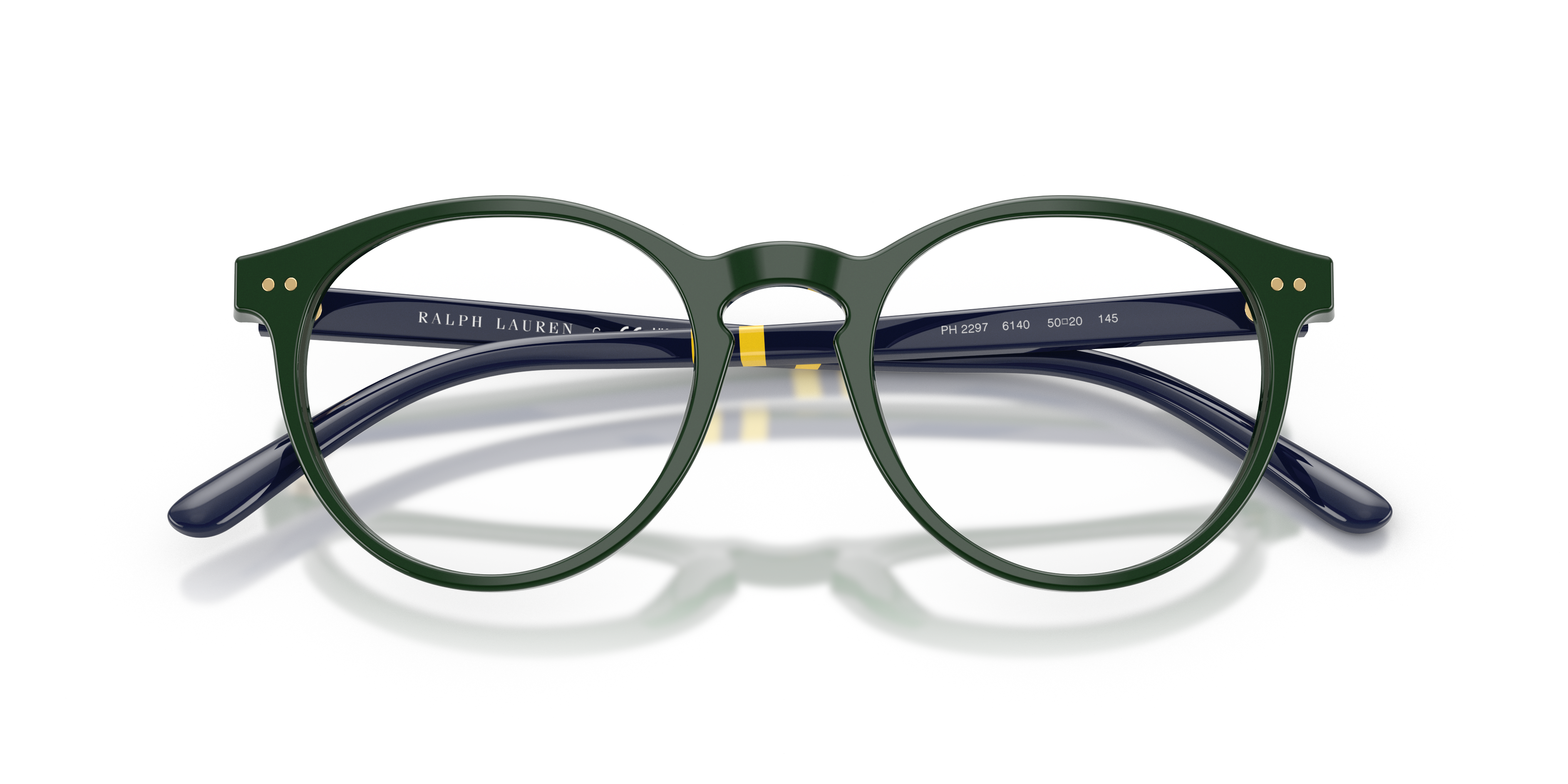 Polo by Ralph Lauren PH2297 - Shiny Green, front detail view #Colour_Shiny Green