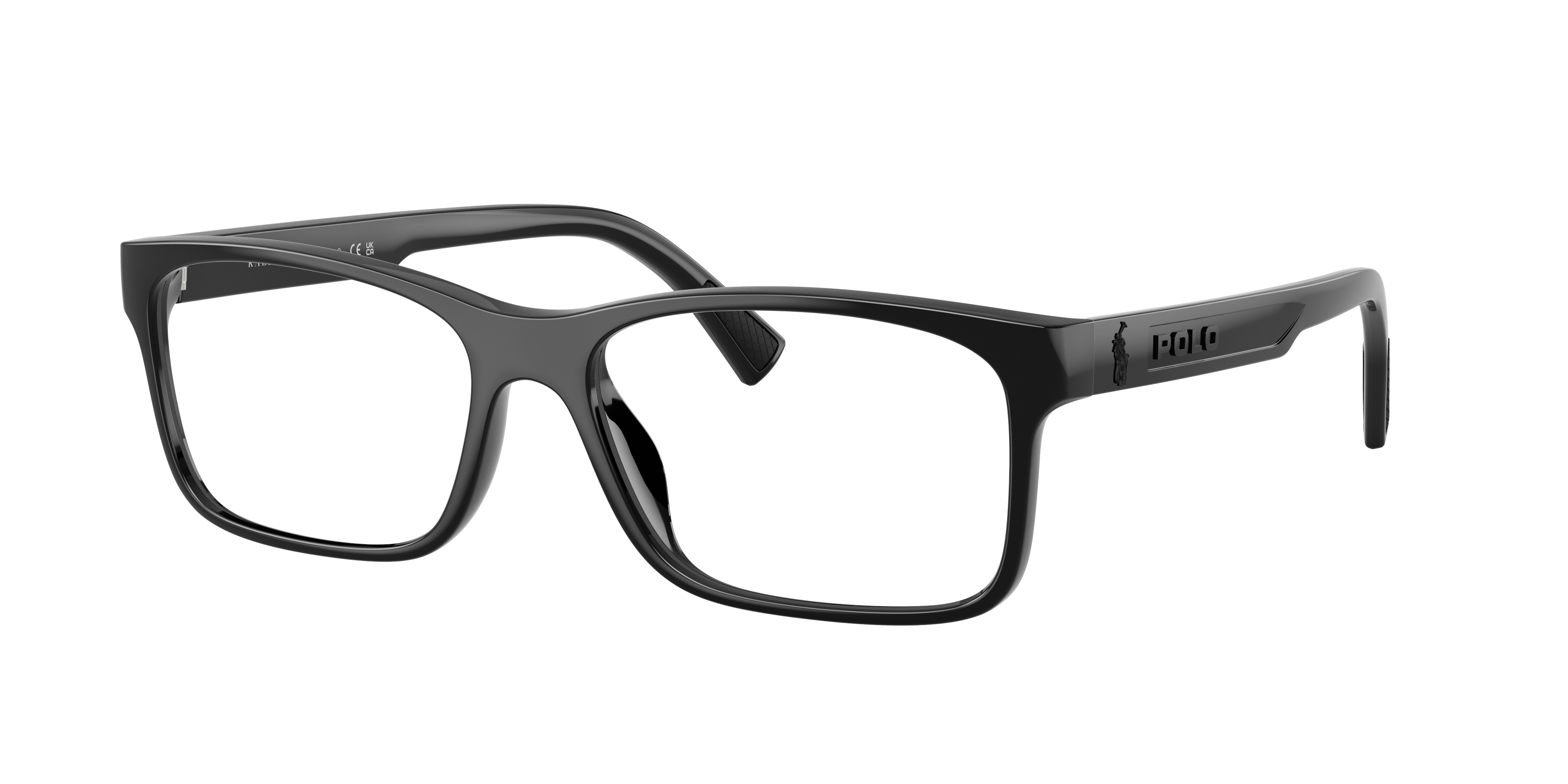 Polo by Ralph Lauren PH2301U - Shiny Black, three-quarter view #Colour_Shiny Black