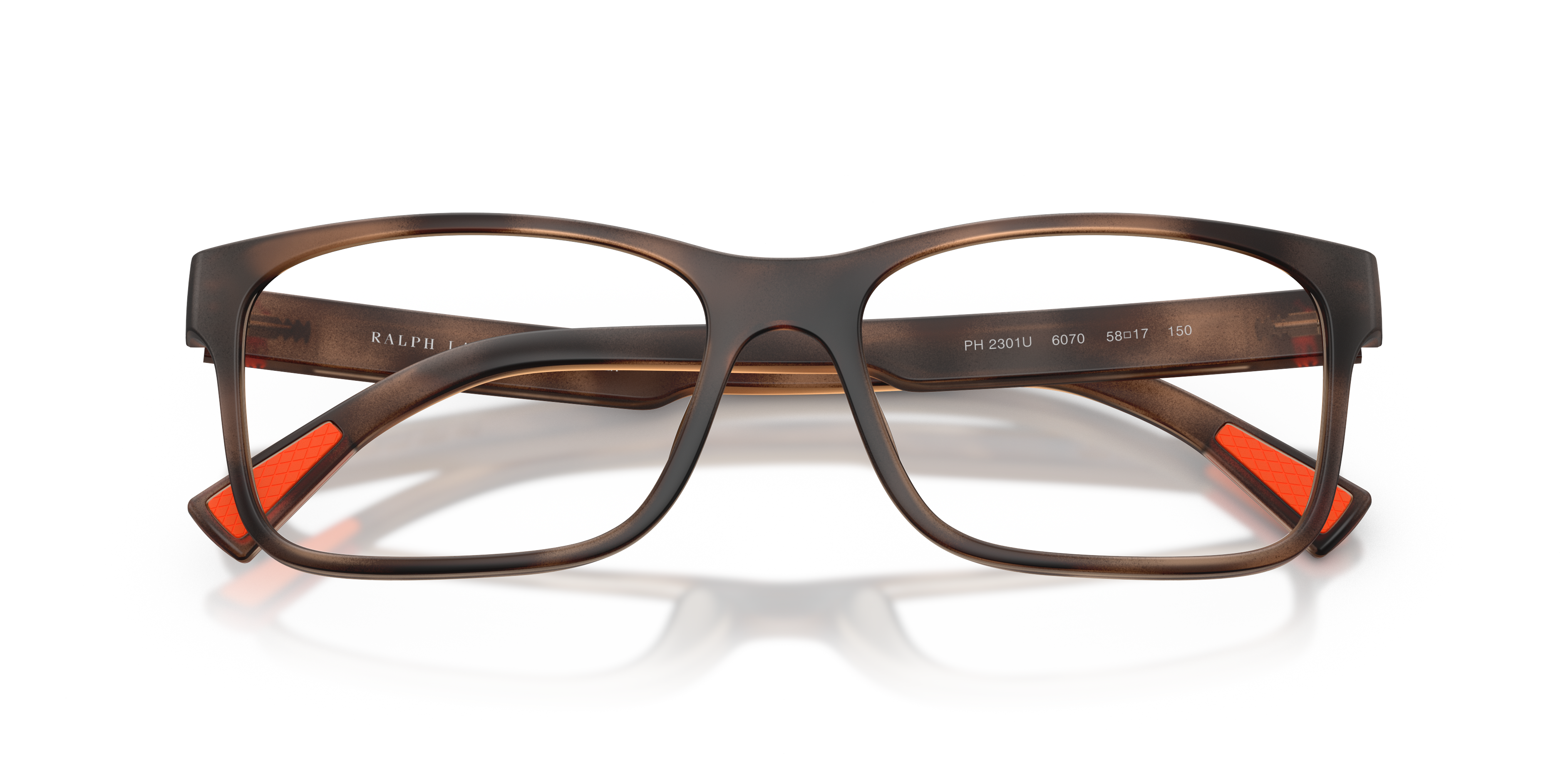 Polo by Ralph Lauren PH2301U - Matte Dark Havana, front detail view #Colour_Matte Dark Havana