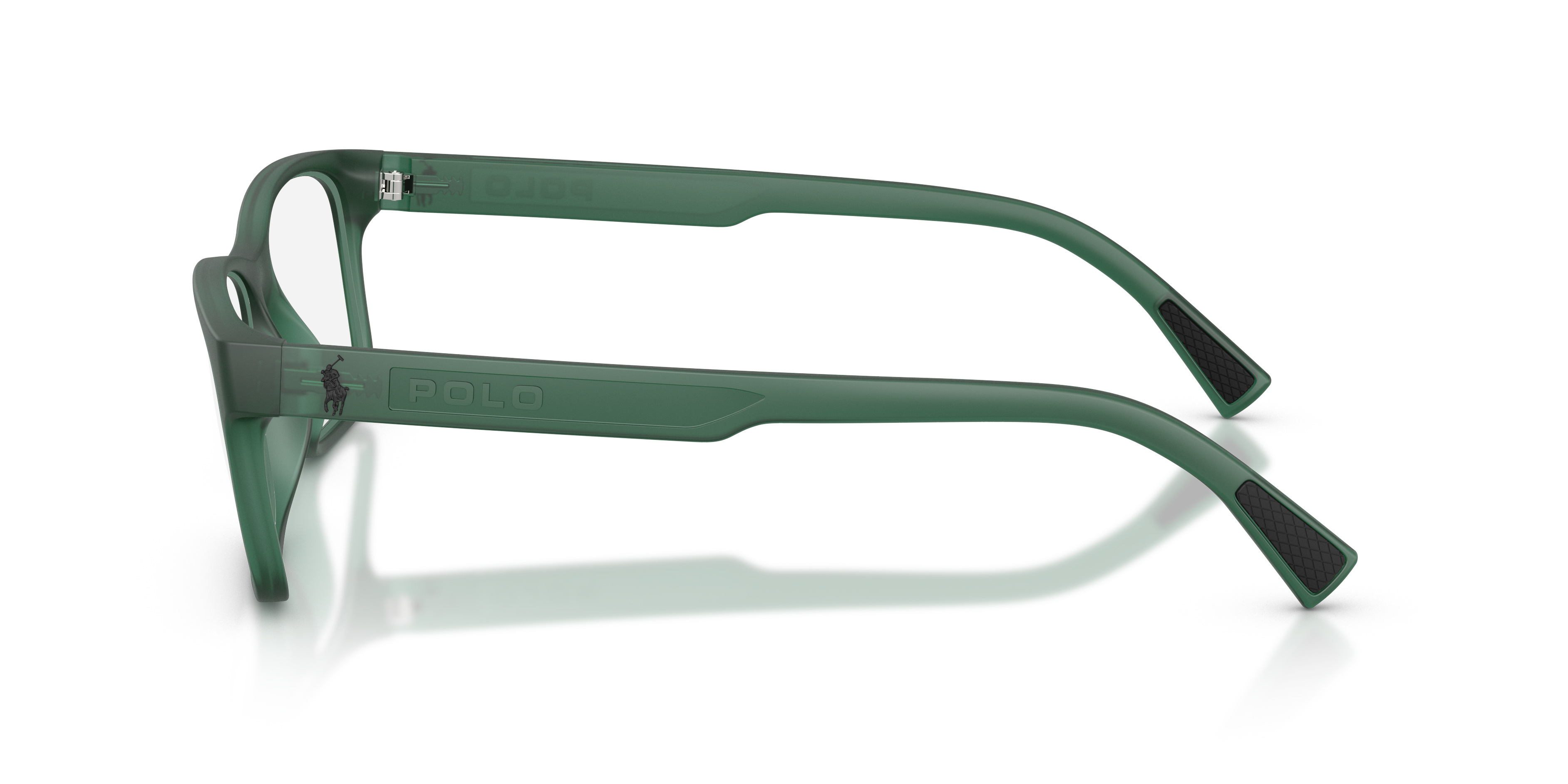 Polo by Ralph Lauren PH2301U - Matte Transparent Green, side view #Colour_Matte Transparent Green