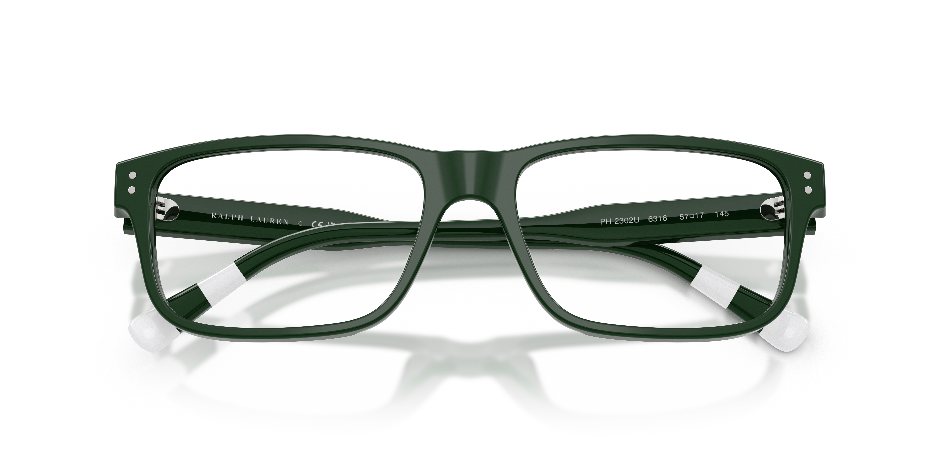 Polo by Ralph Lauren PH2302U - Shiny Green, front detail view #Colour_Shiny Green