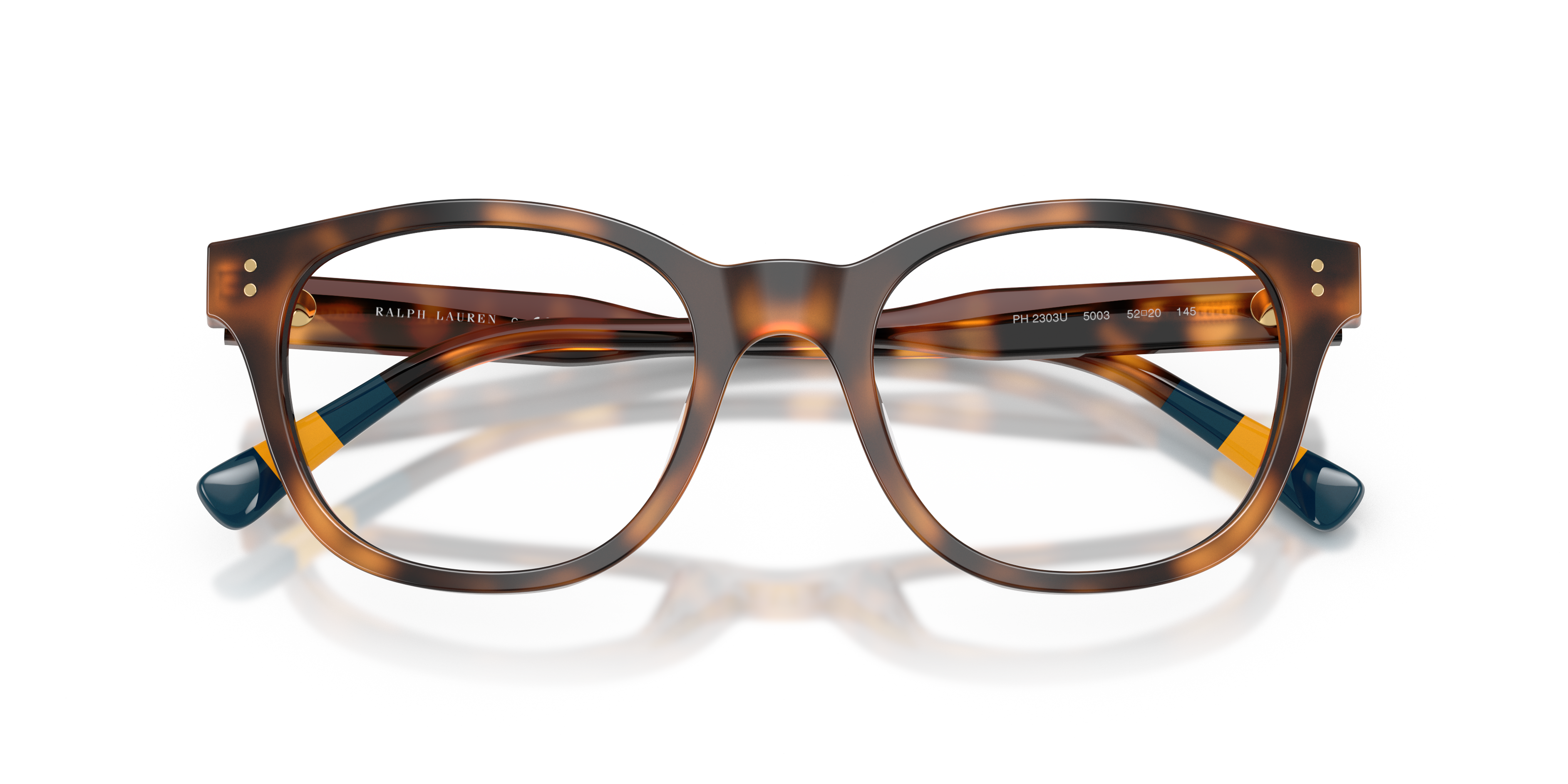 Polo by Ralph Lauren PH2303U - Shiny Havana, front detail view #Colour_Shiny Havana