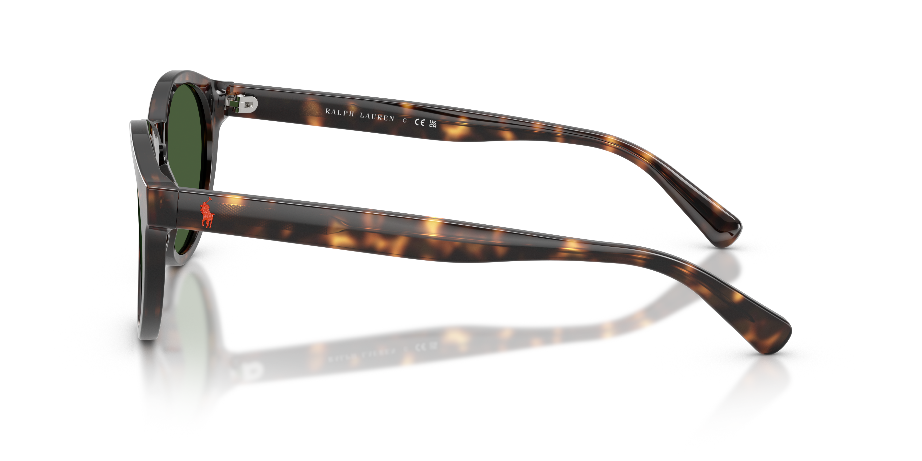 Polo by Ralph Lauren PH4192 - Shiny Dark Havana, side view #Colour_Shiny Dark Havana