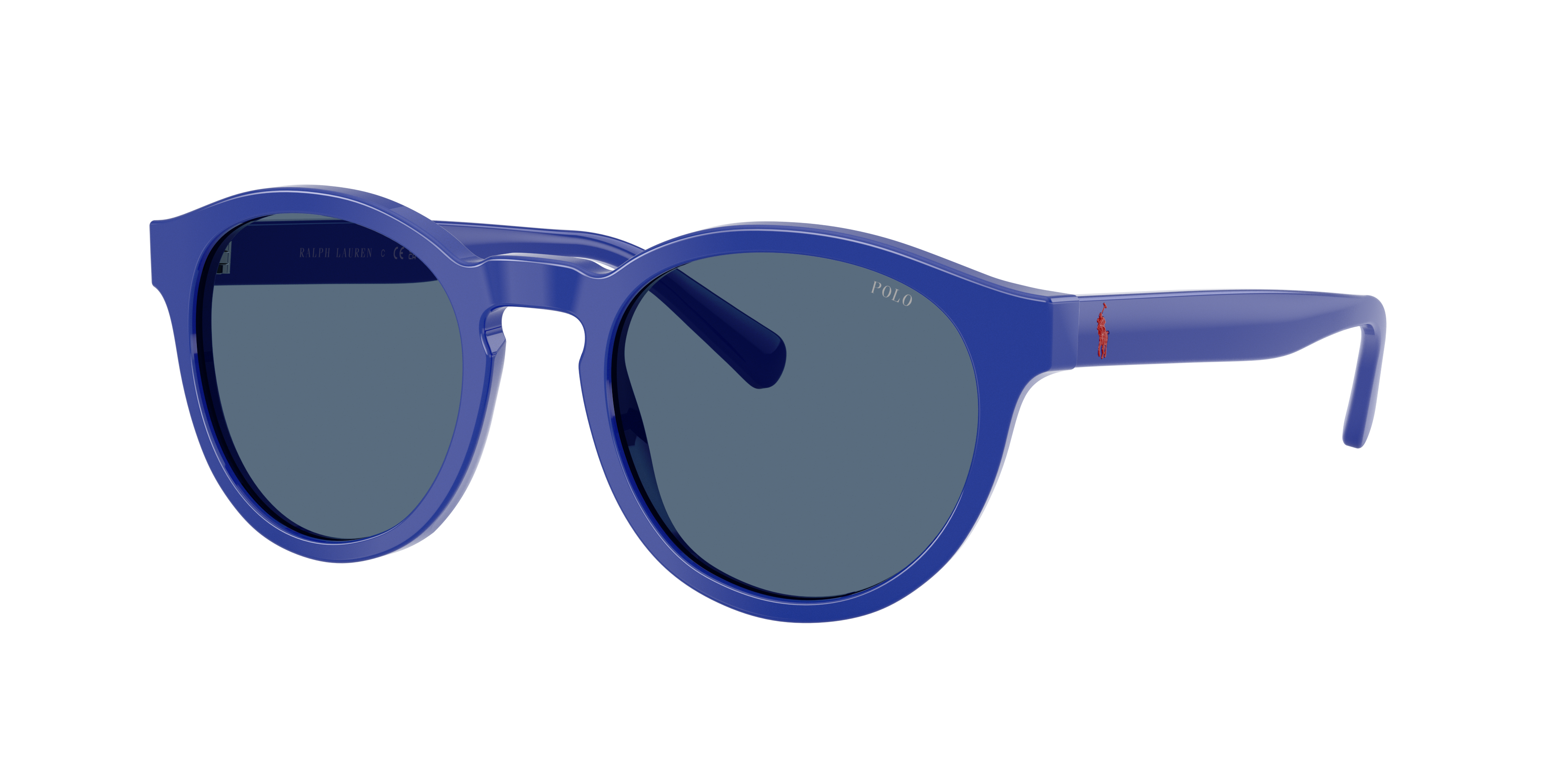 Polo by Ralph Lauren PH4192 - Shiny Royal Blue, three-quarter view #Colour_Shiny Royal Blue
