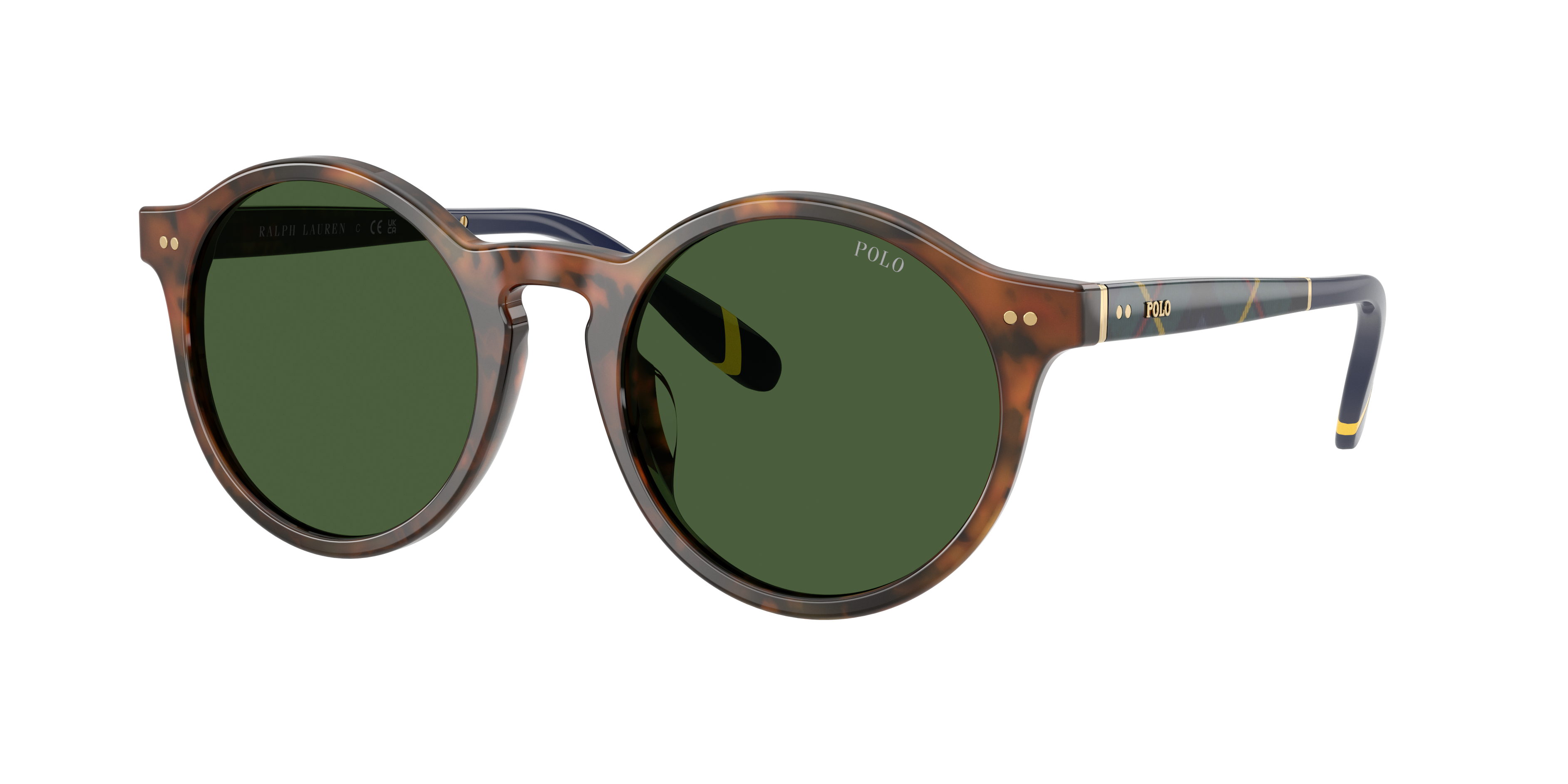Polo by Ralph Lauren PH4204U - Shiny Brown Tortoise (562571), three-quarter view #Colour_Shiny Brown Tortoise (562571)