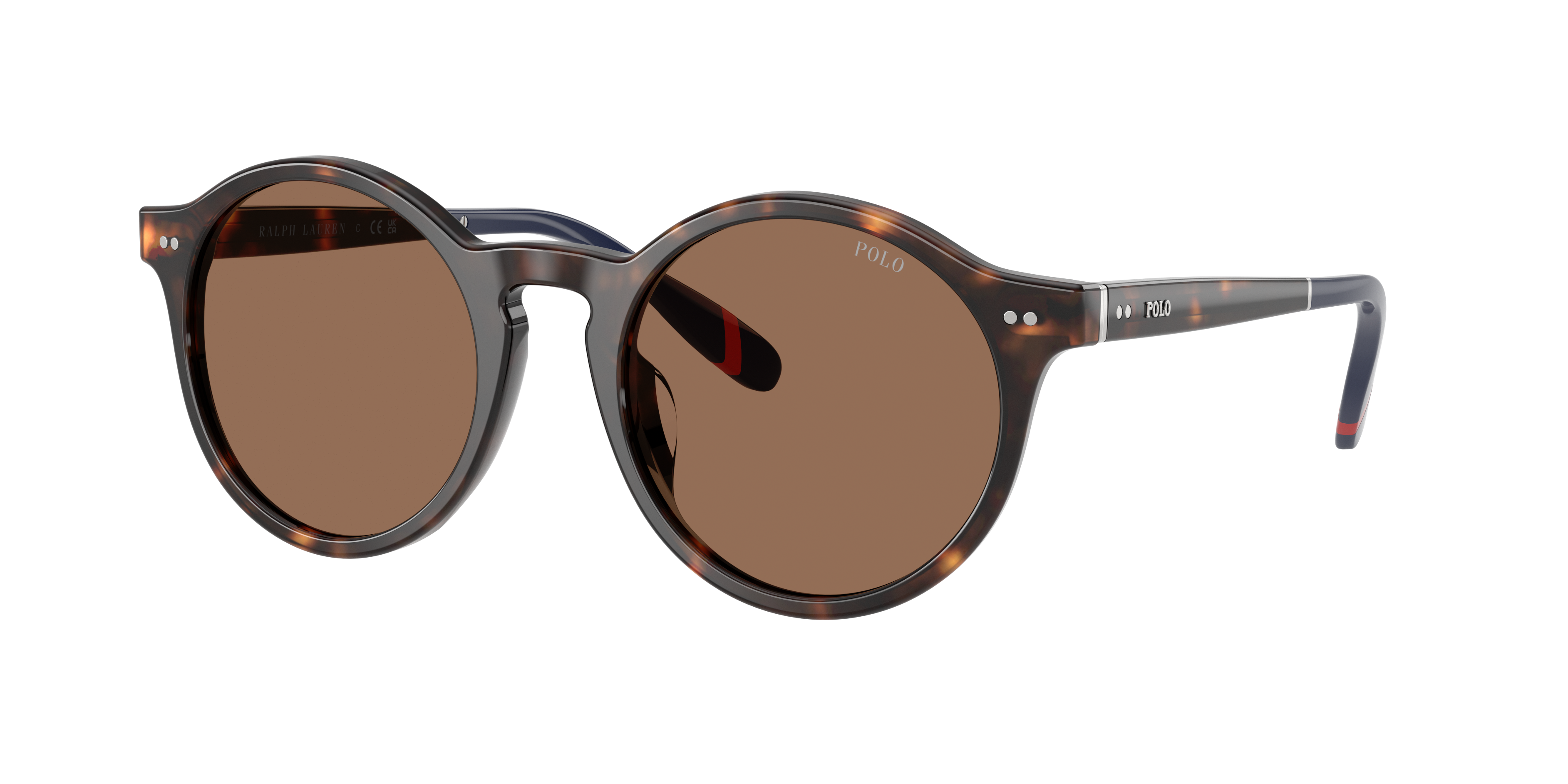 Polo by Ralph Lauren PH4204U - Shiny Dark Havana (567373), three-quarter view #Colour_Shiny Dark Havana (567373)