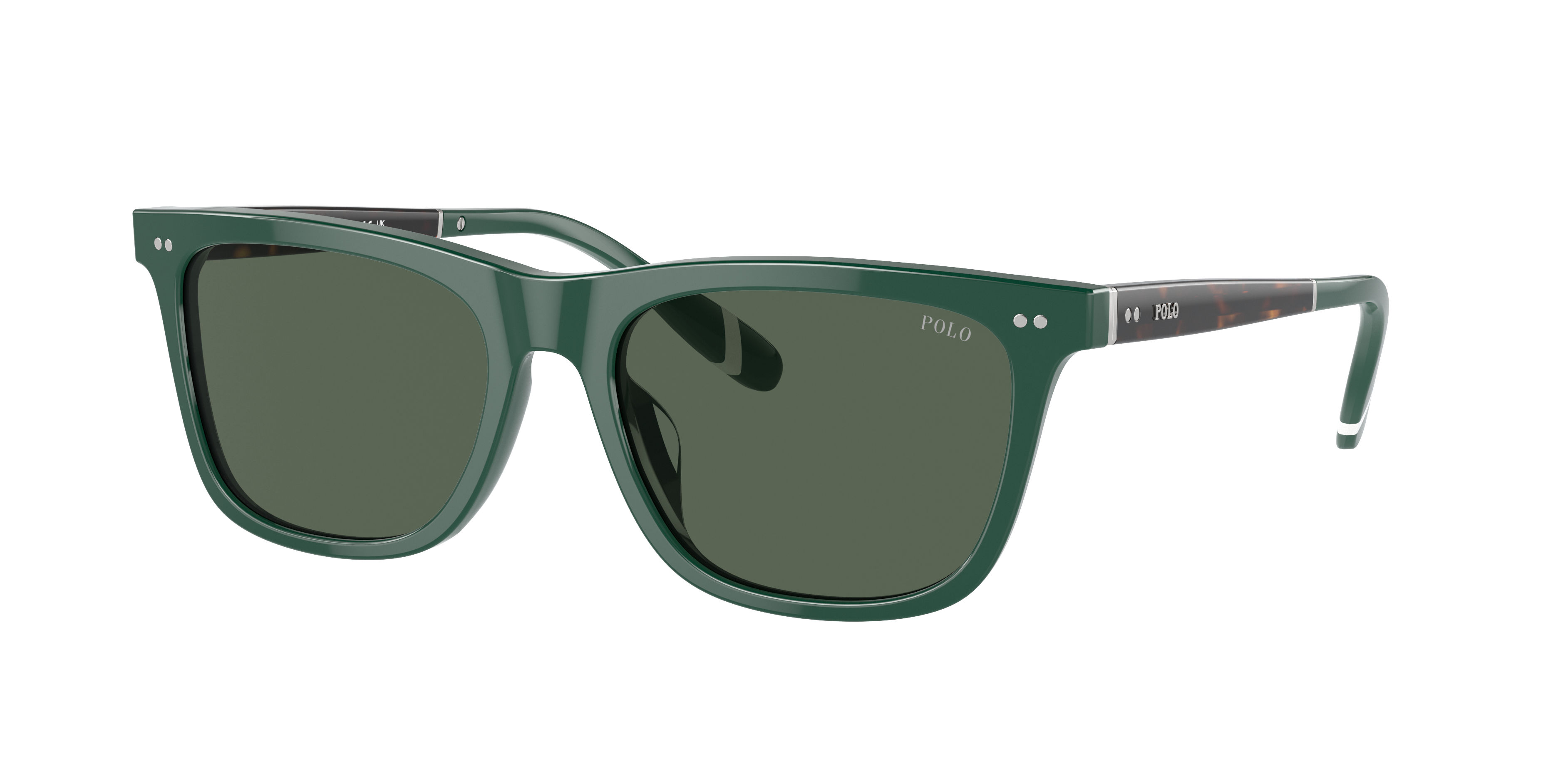 Polo by Ralph Lauren PH4205U - Shiny Green, three-quarter view #Colour_Shiny Green