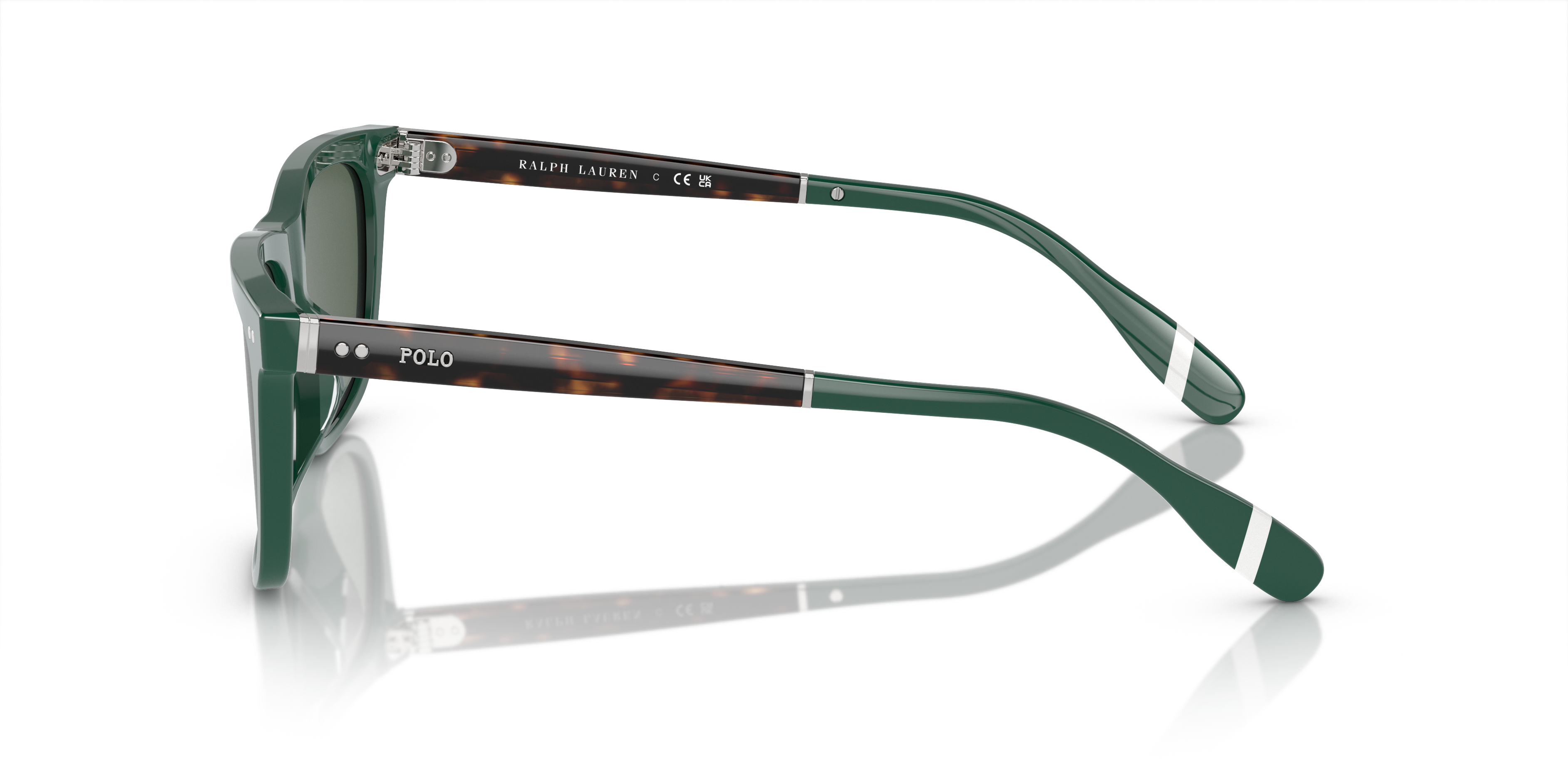 Polo by Ralph Lauren PH4205U - Shiny Green, side view #Colour_Shiny Green
