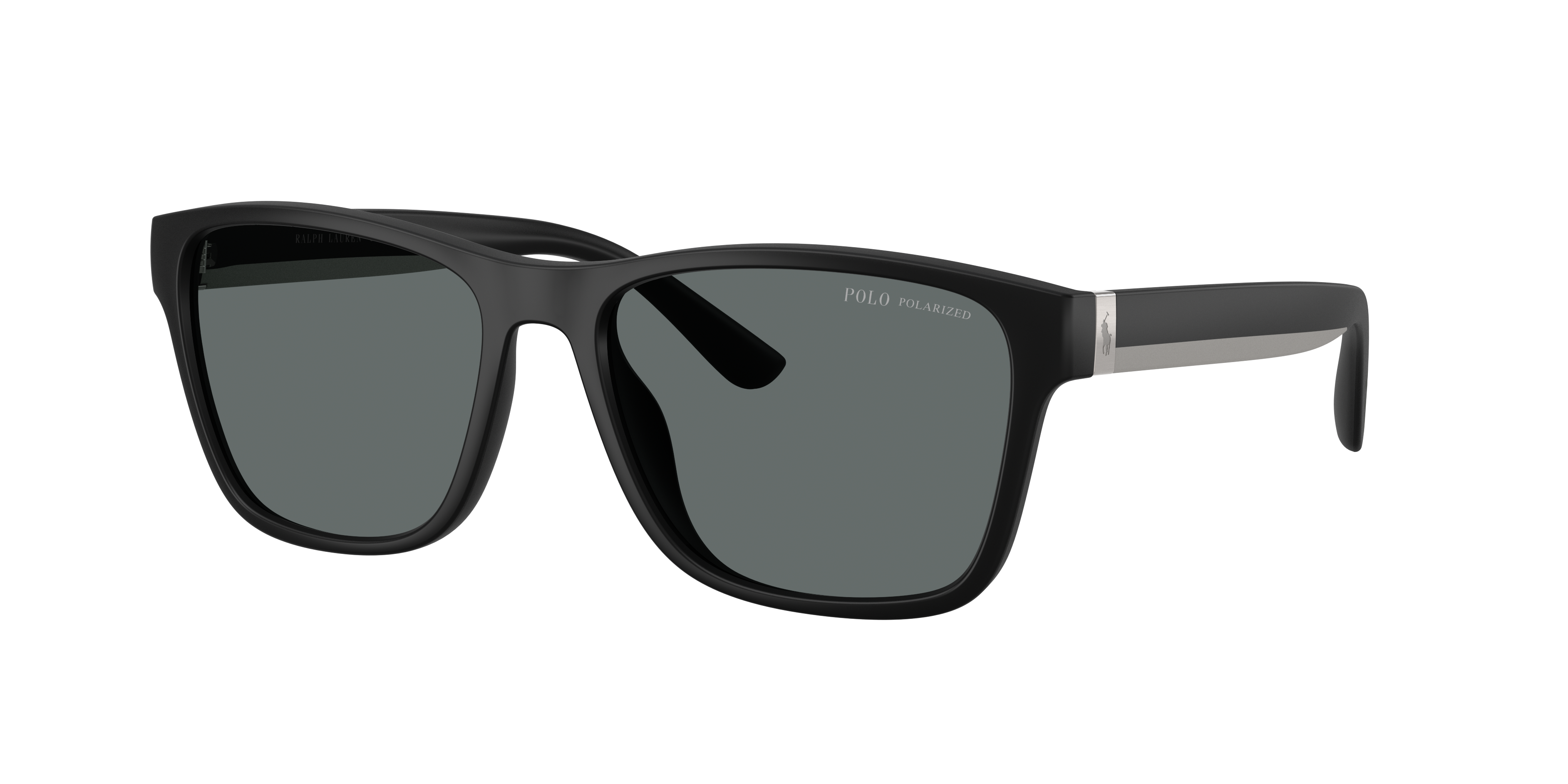 Polo by Ralph Lauren PH4229U - Matte Black, three-quarter view #Colour_Matte Black