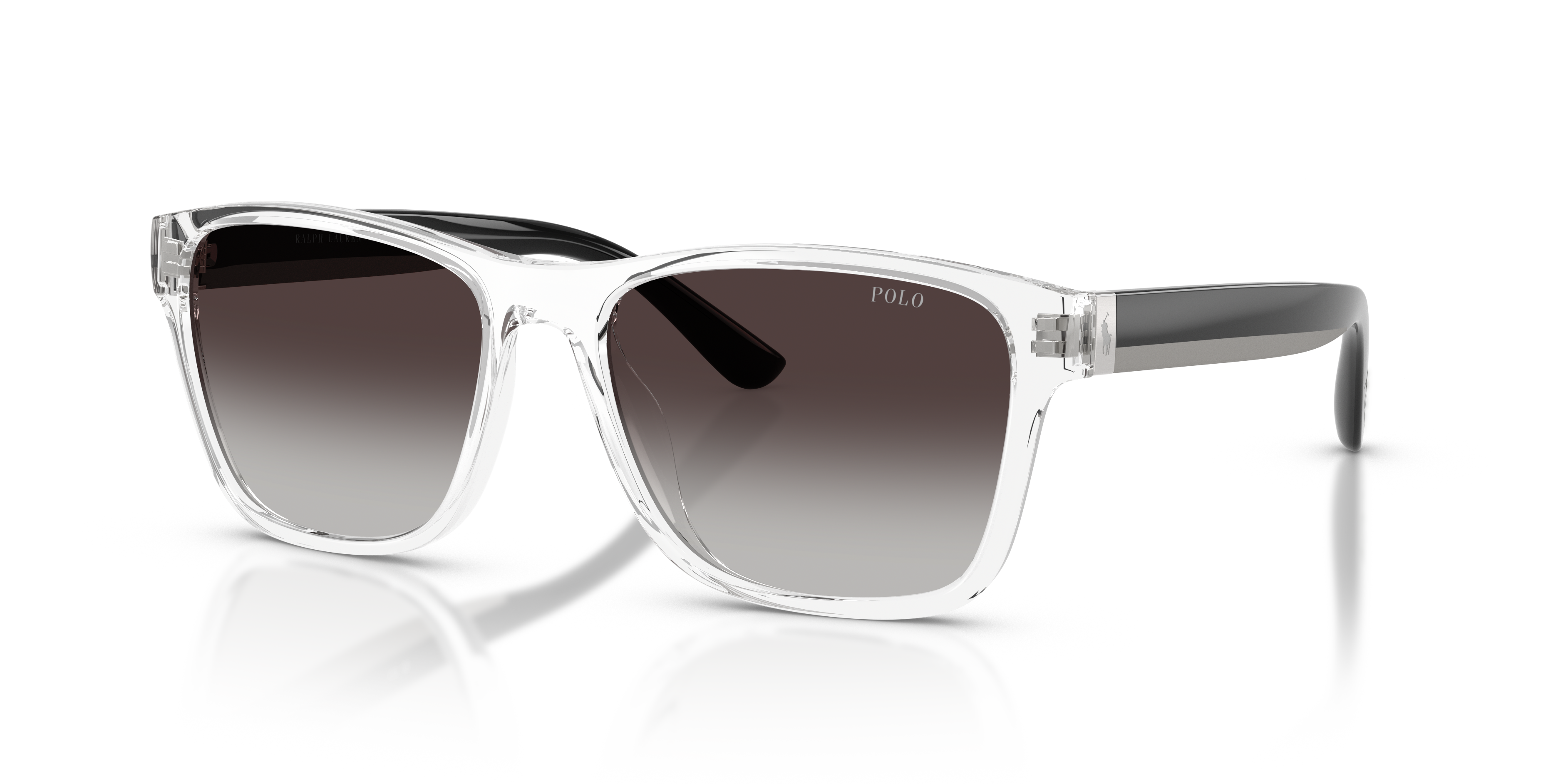 Polo by Ralph Lauren PH4229U - Shiny Crystal, three-quarter view #Colour_Shiny Crystal