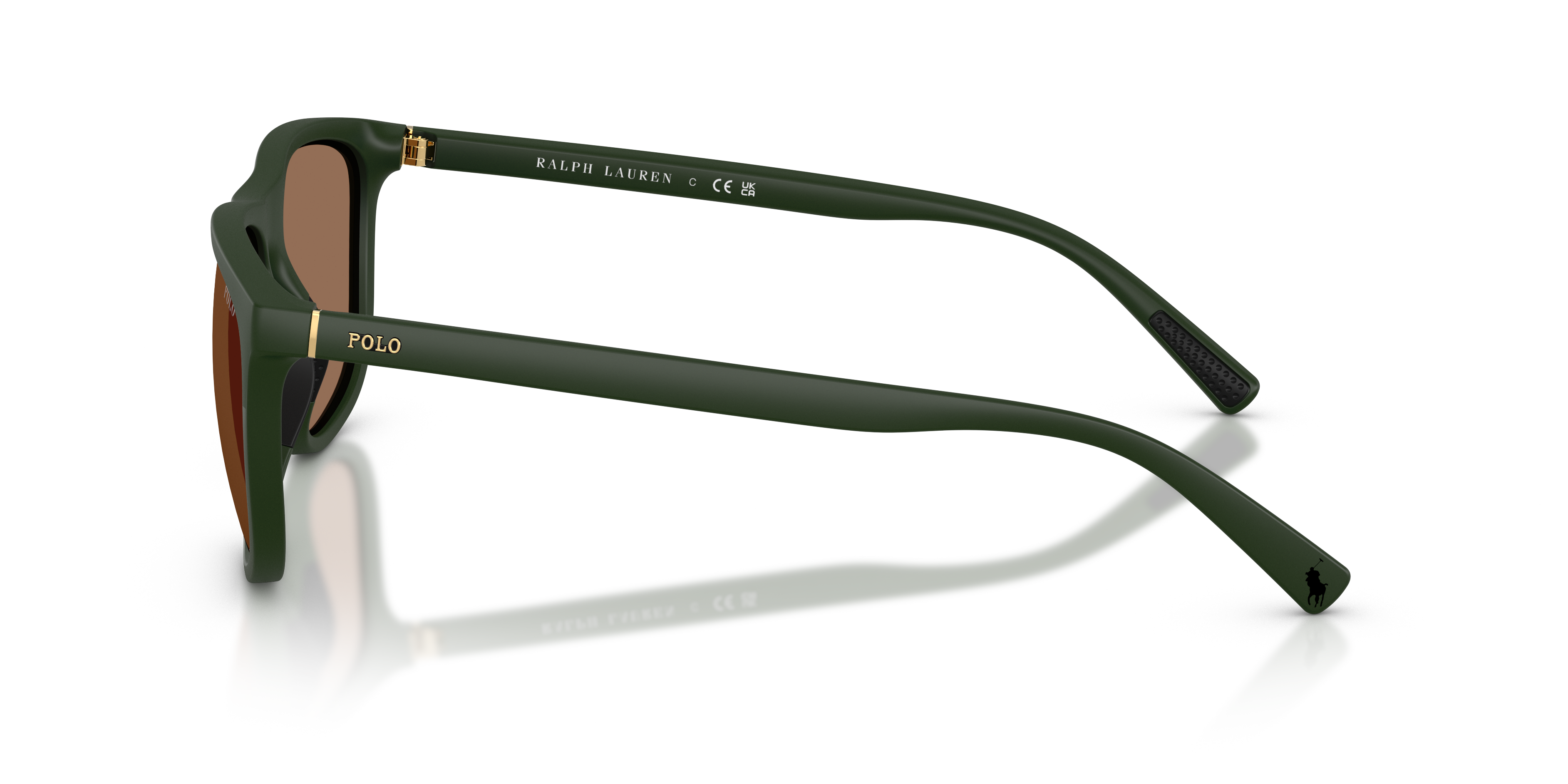 Polo by Ralph Lauren PH4231U - Matte Dark Green, side view #Colour_Matte Dark Green