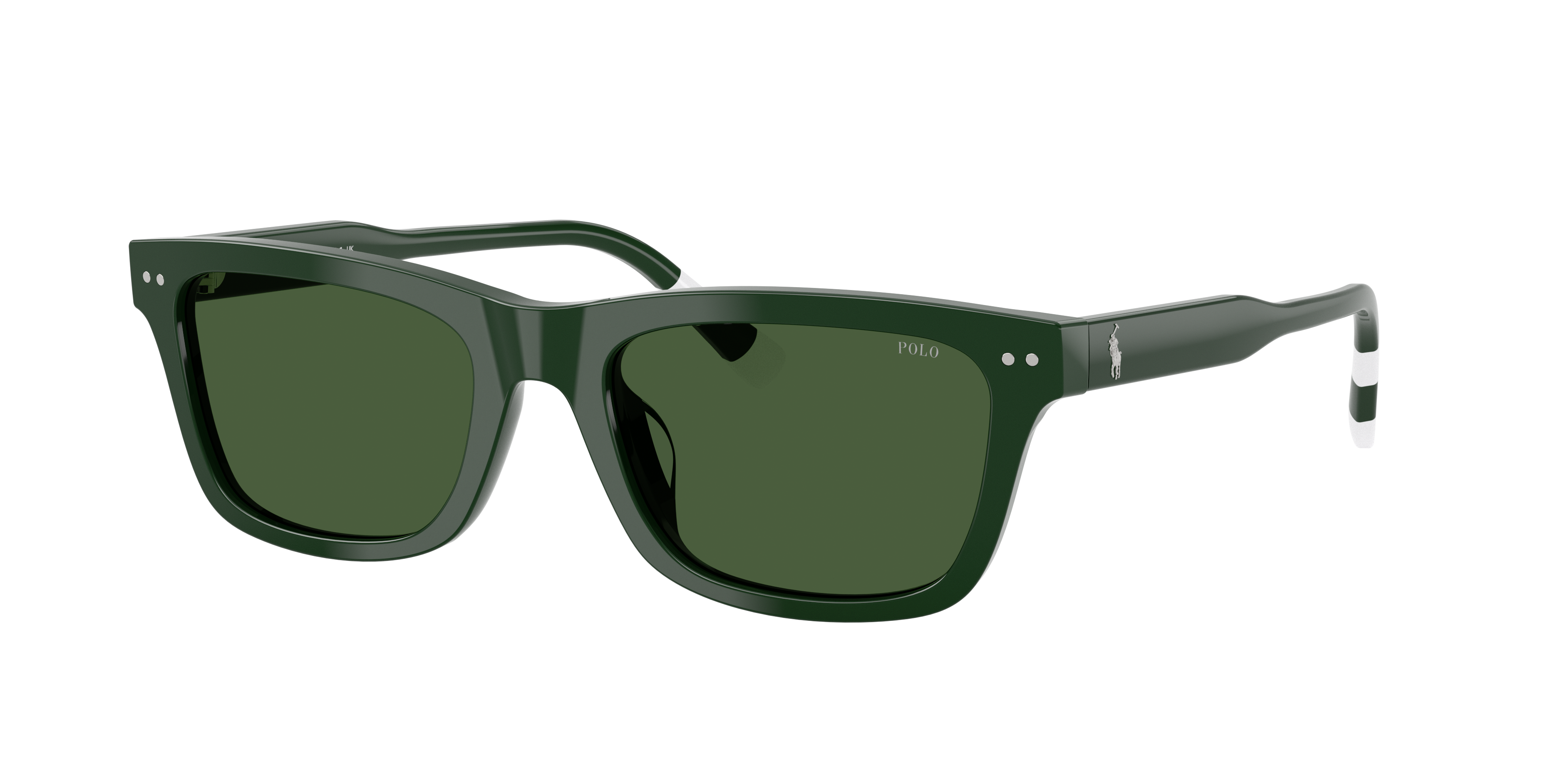 Polo by Ralph Lauren PH4240U - Shiny Green, three-quarter view #Colour_Shiny Green