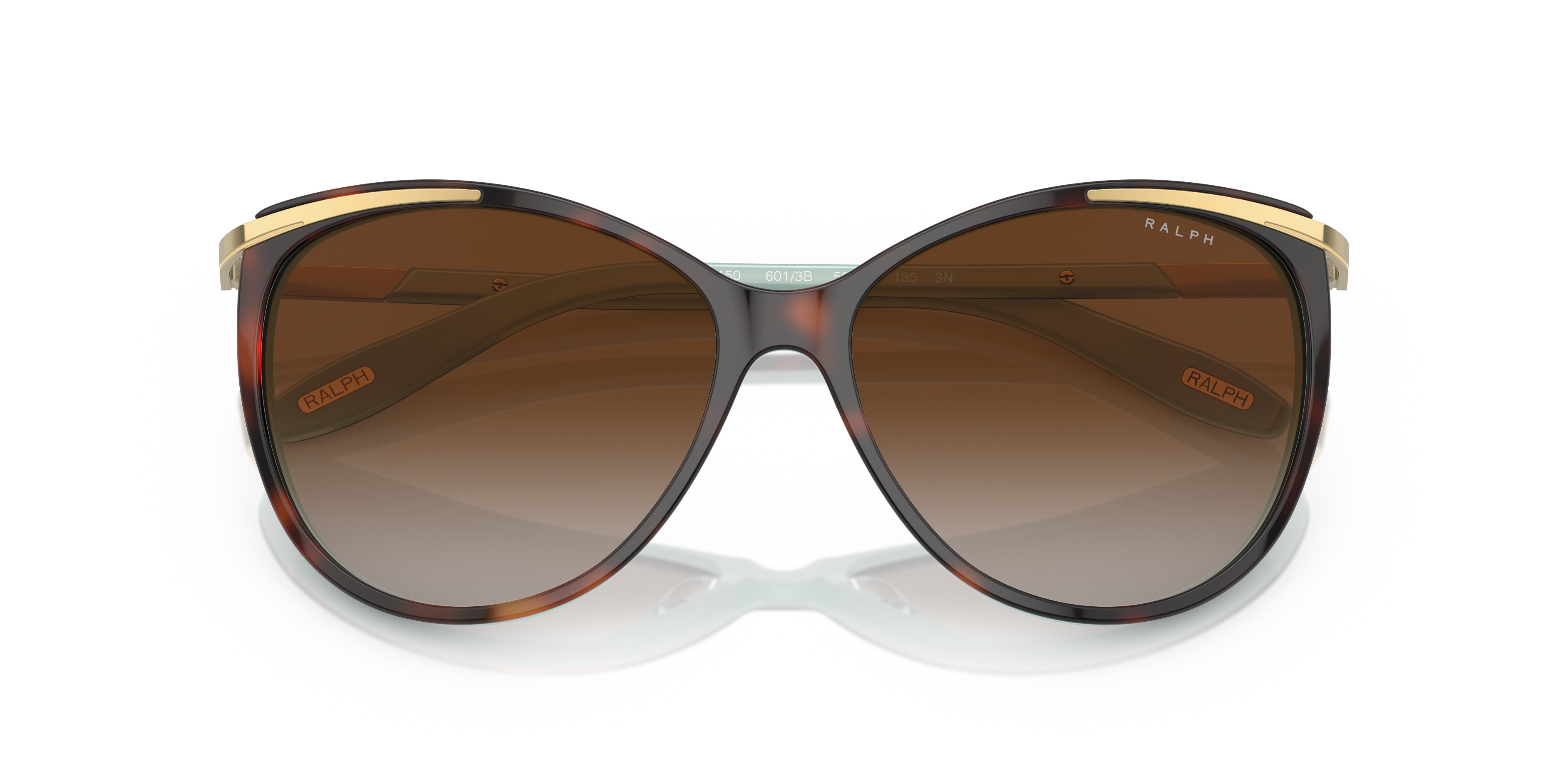 Ralph by Ralph Lauren RA5150 in Havana On Acquamarine, front detail view #Colour_Havana On Acquamarine