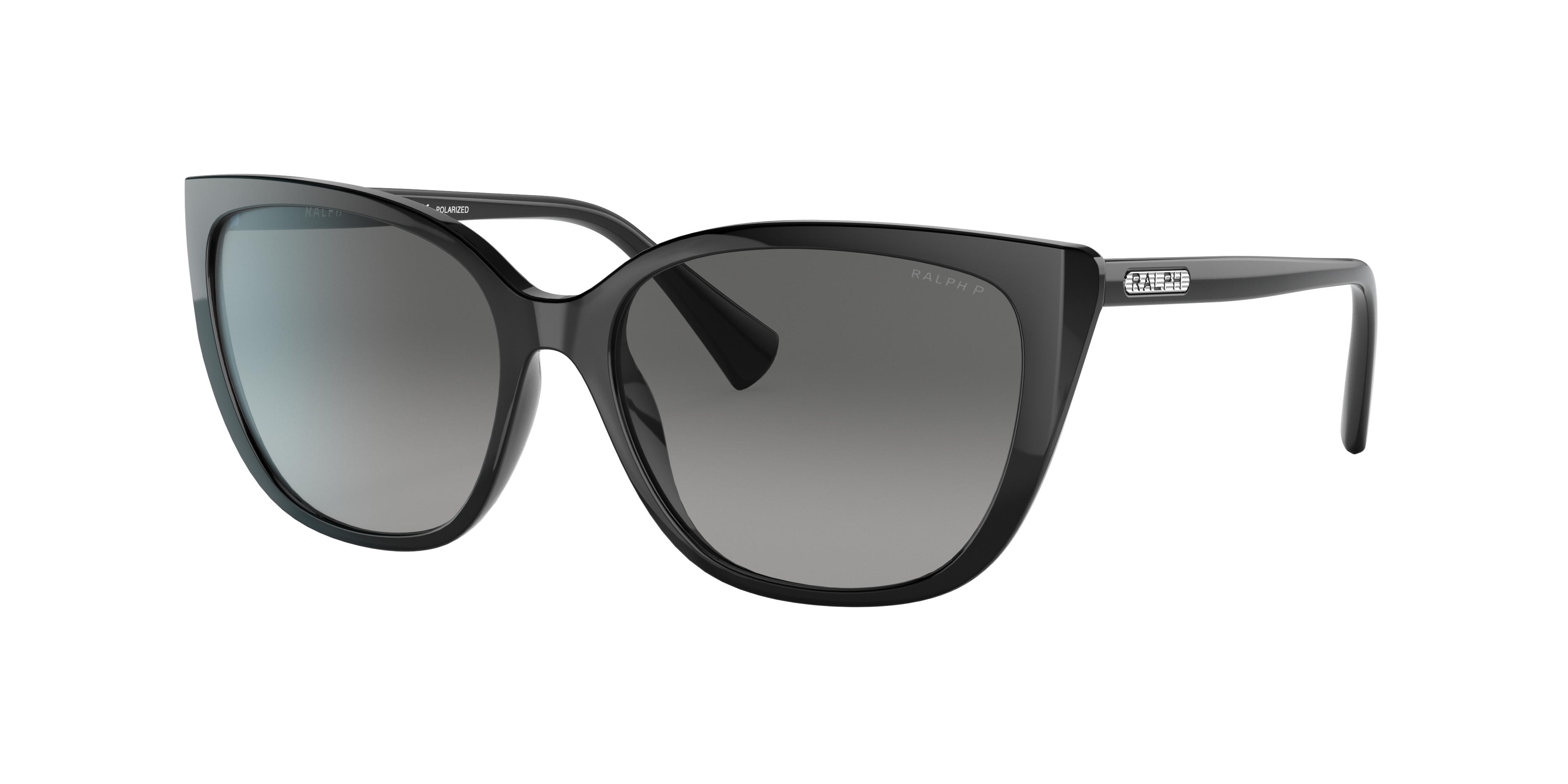 Ralph by Ralph Lauren RA5274 in Shiny Black, three-quarter view #Colour_Shiny Black
