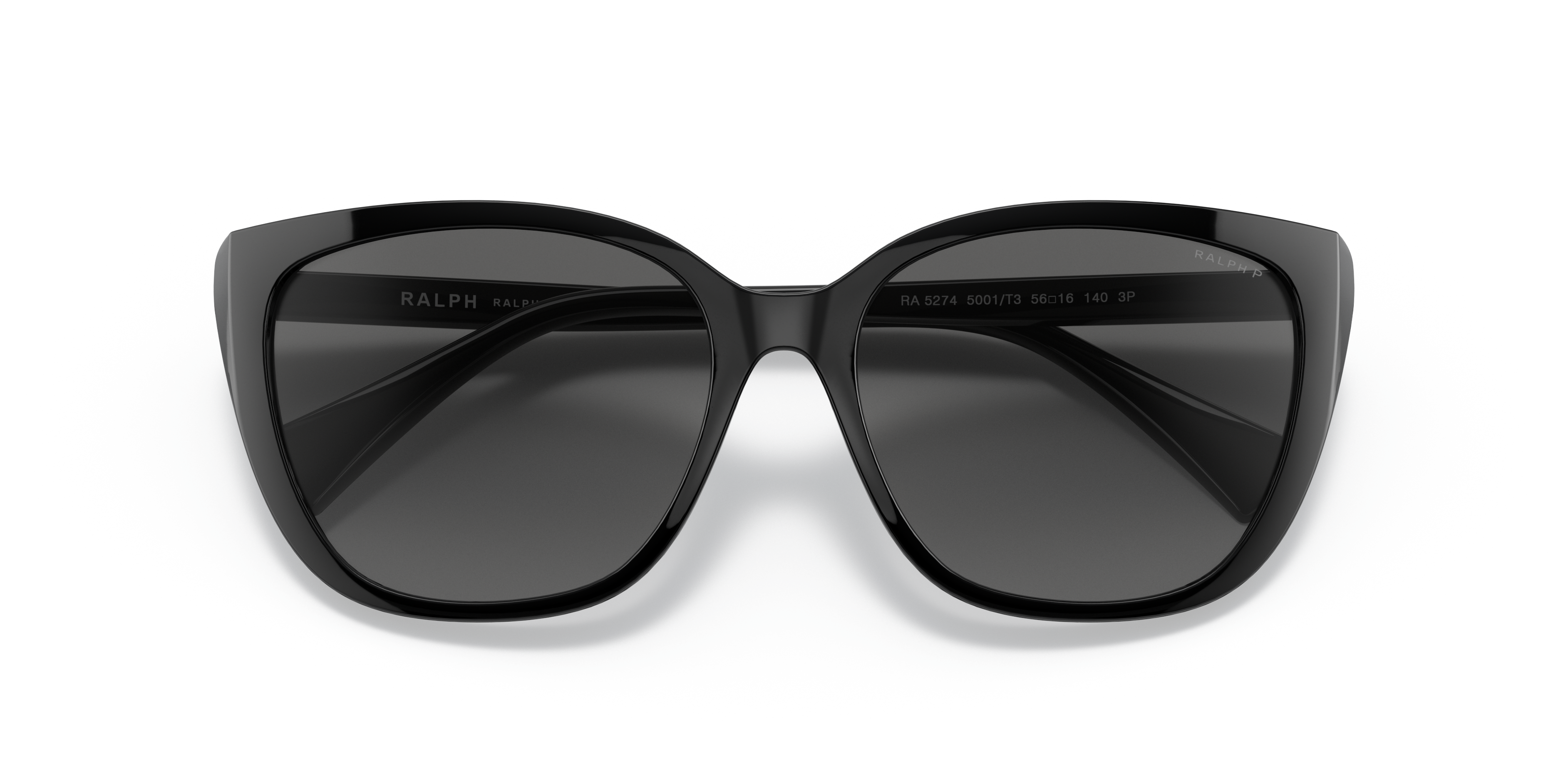 Ralph by Ralph Lauren RA5274 in Shiny Black, front detail view #Colour_Shiny Black