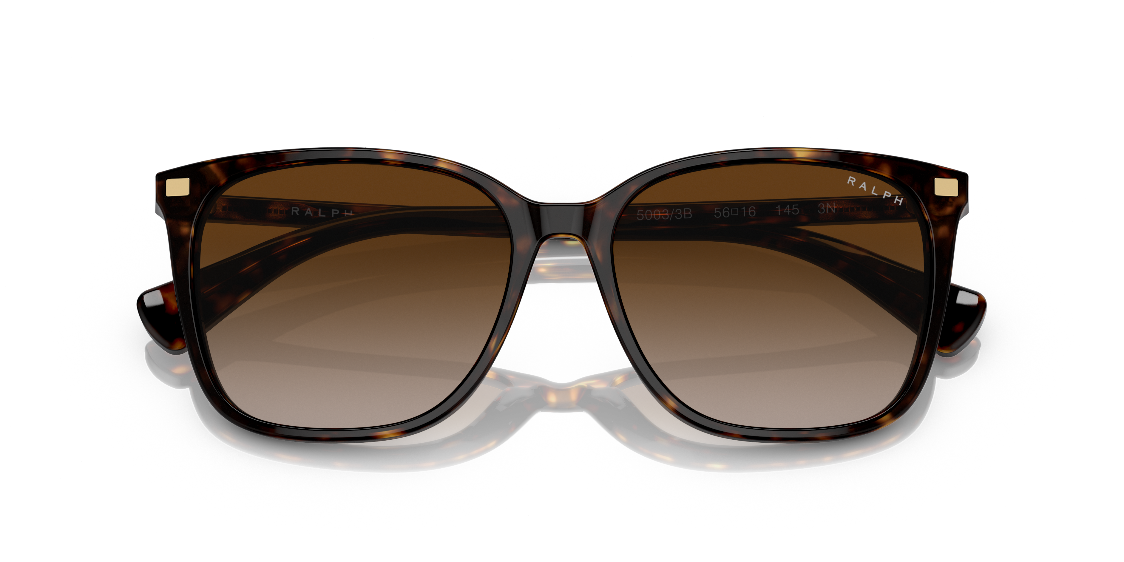 Ralph by Ralph Lauren RA5293 in Shiny Dark Havana, front detail view #Colour_Shiny Dark Havana