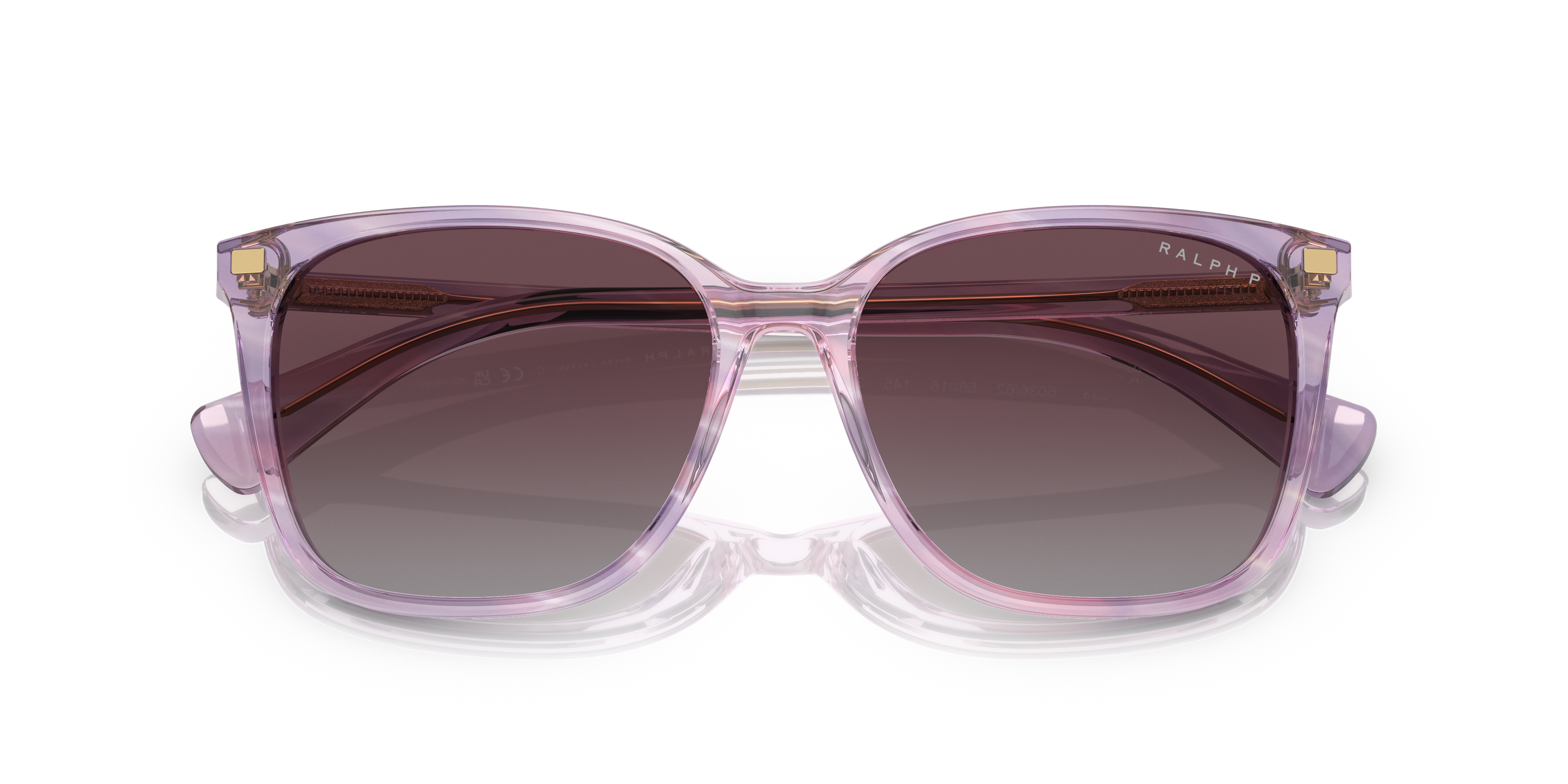 Ralph by Ralph Lauren RA5293 in Striped Purple, front detail view #Colour_Striped Purple