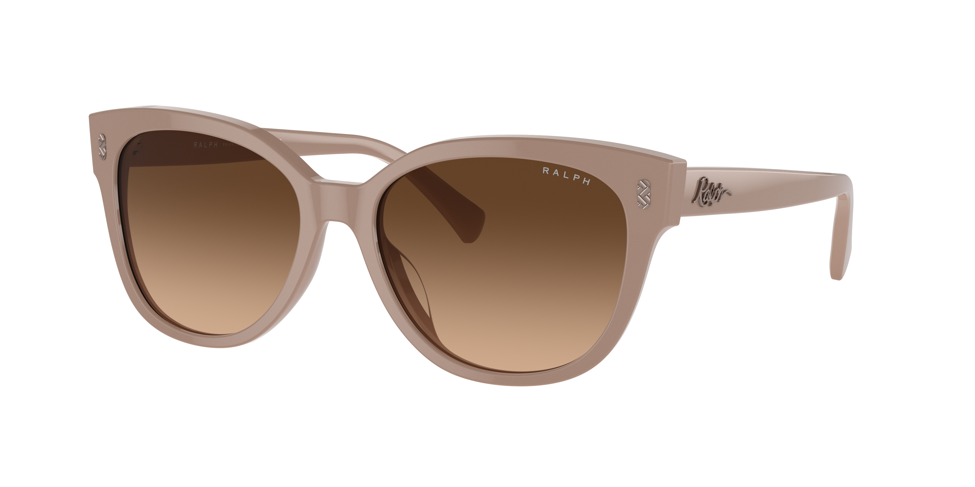 Ralph by Ralph Lauren RA5305U in Shiny Solid Beige, three-quarter view #Colour_Shiny Solid Beige