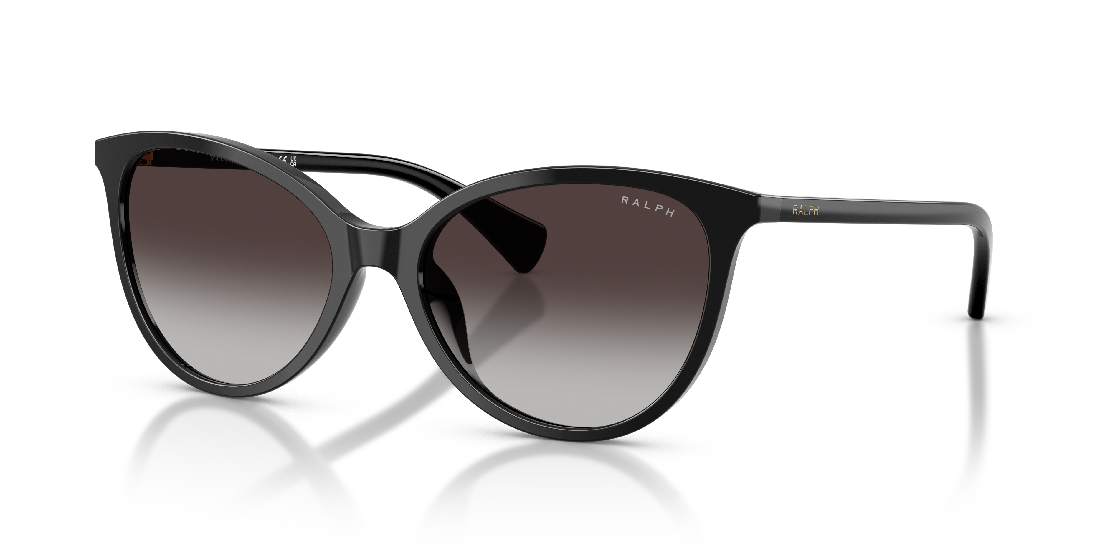 Ralph by Ralph Lauren RA5339U in Shiny Black, three-quarter view #Colour_Shiny Black
