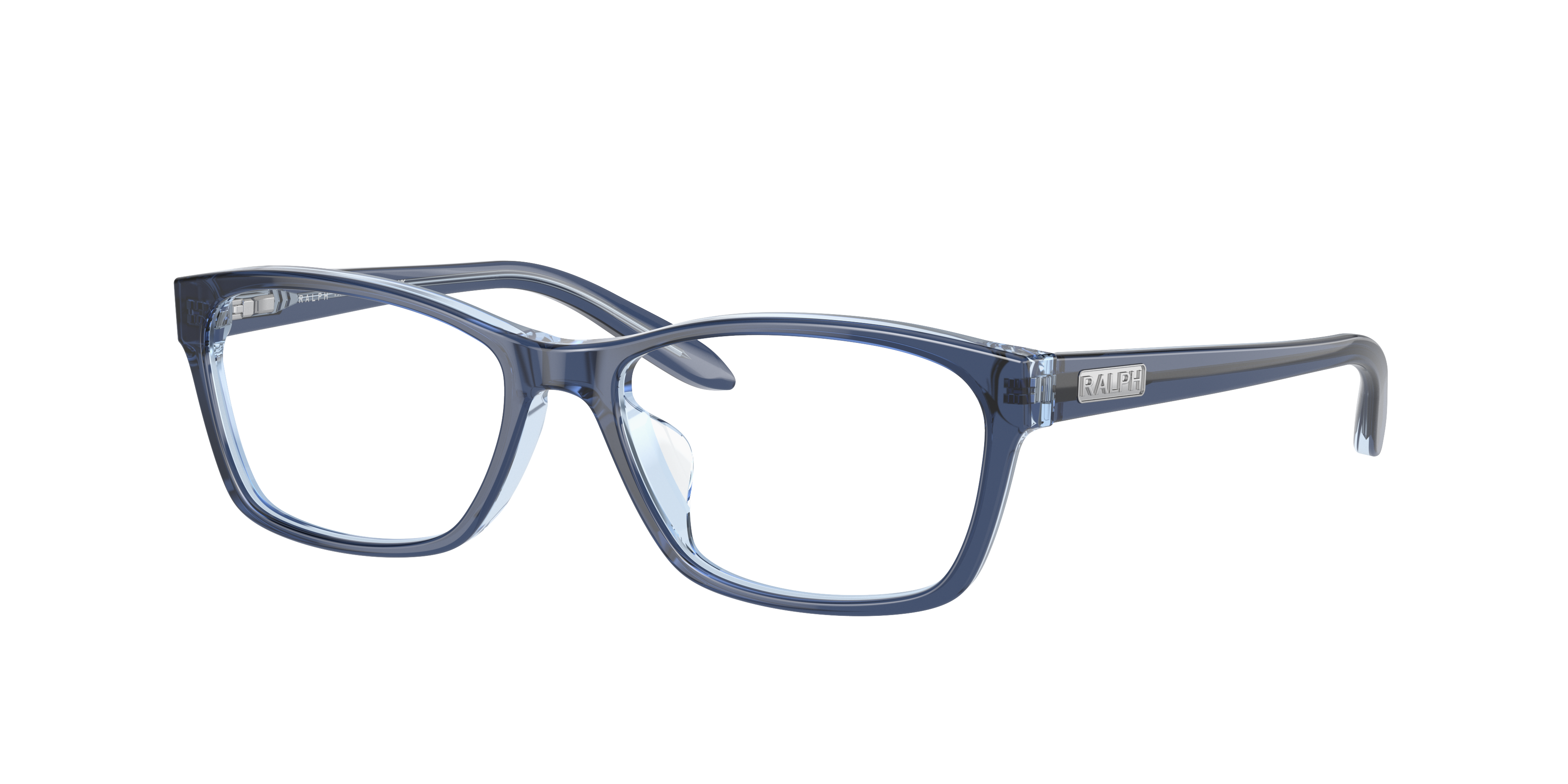 Ralph by Ralph Lauren RA7039 in Opal Blue On Light Opal Blue, three-quarter view #Colour_Opal Blue On Light Opal Blue