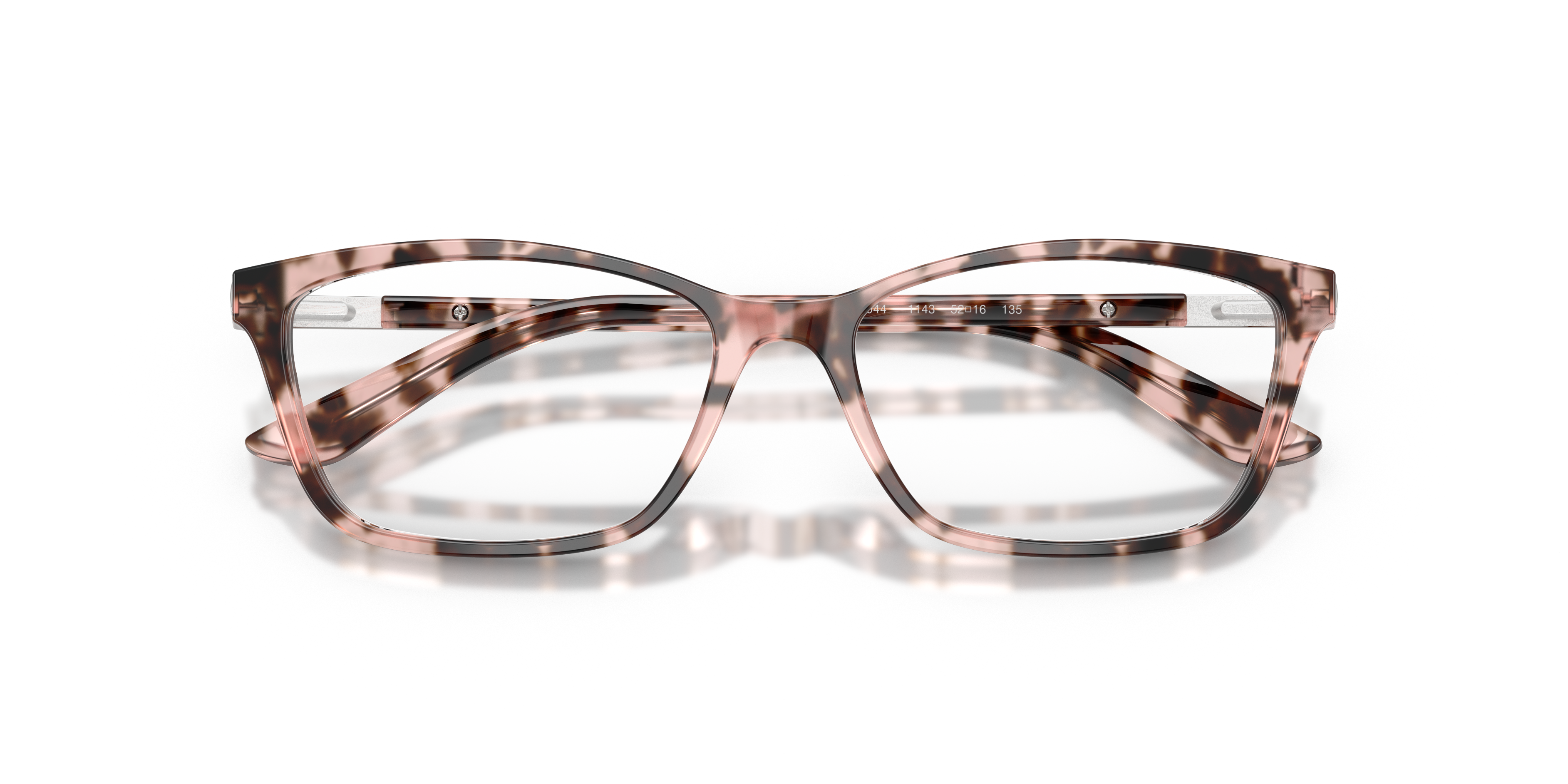 Ralph by Ralph Lauren RA7044 in Pink Tortoise, front detail view #Colour_Pink Tortoise