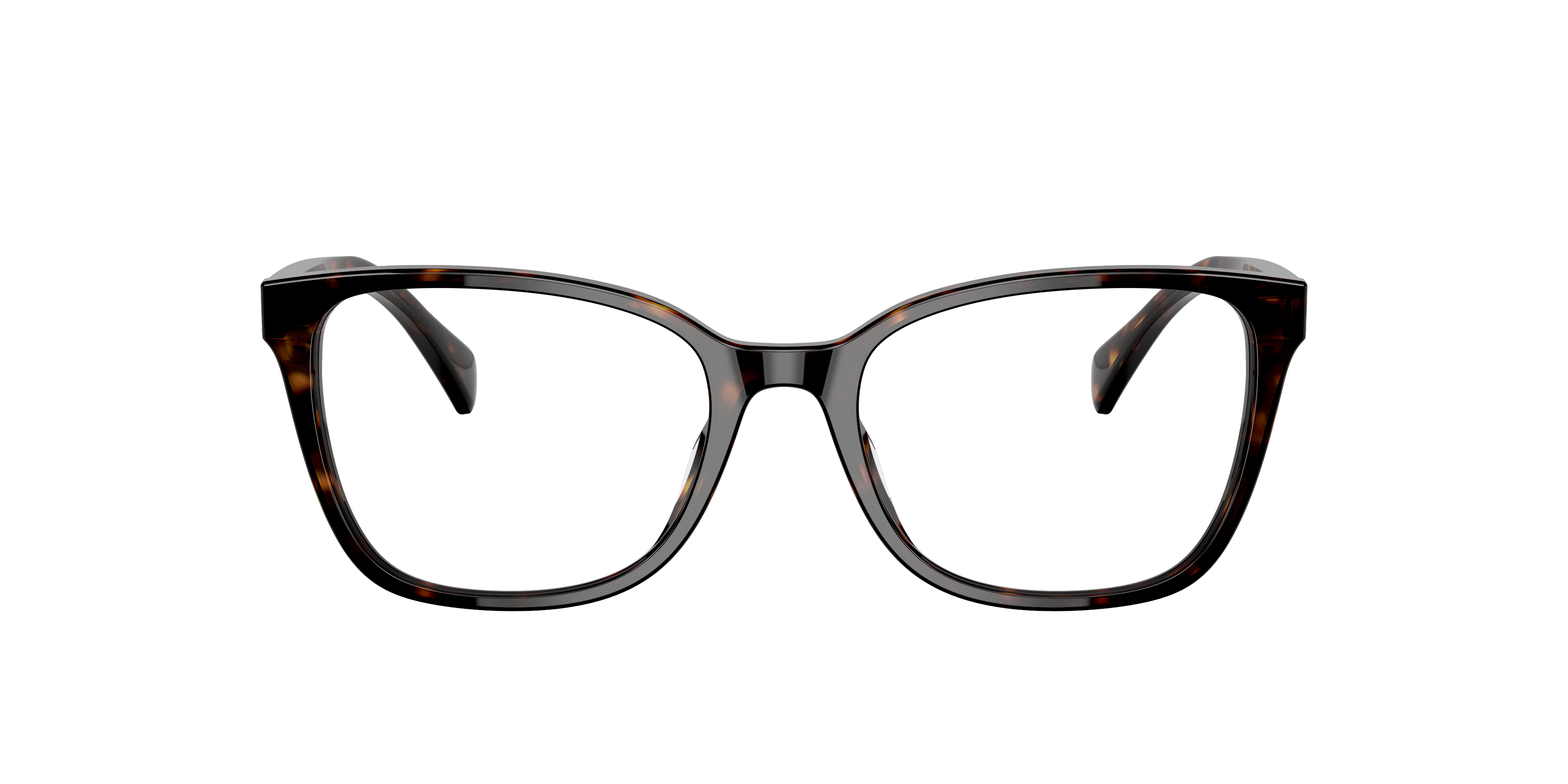Ralph by Ralph Lauren RA7137U - Shiny Dark Havana, front view #Colour_Shiny Dark Havana