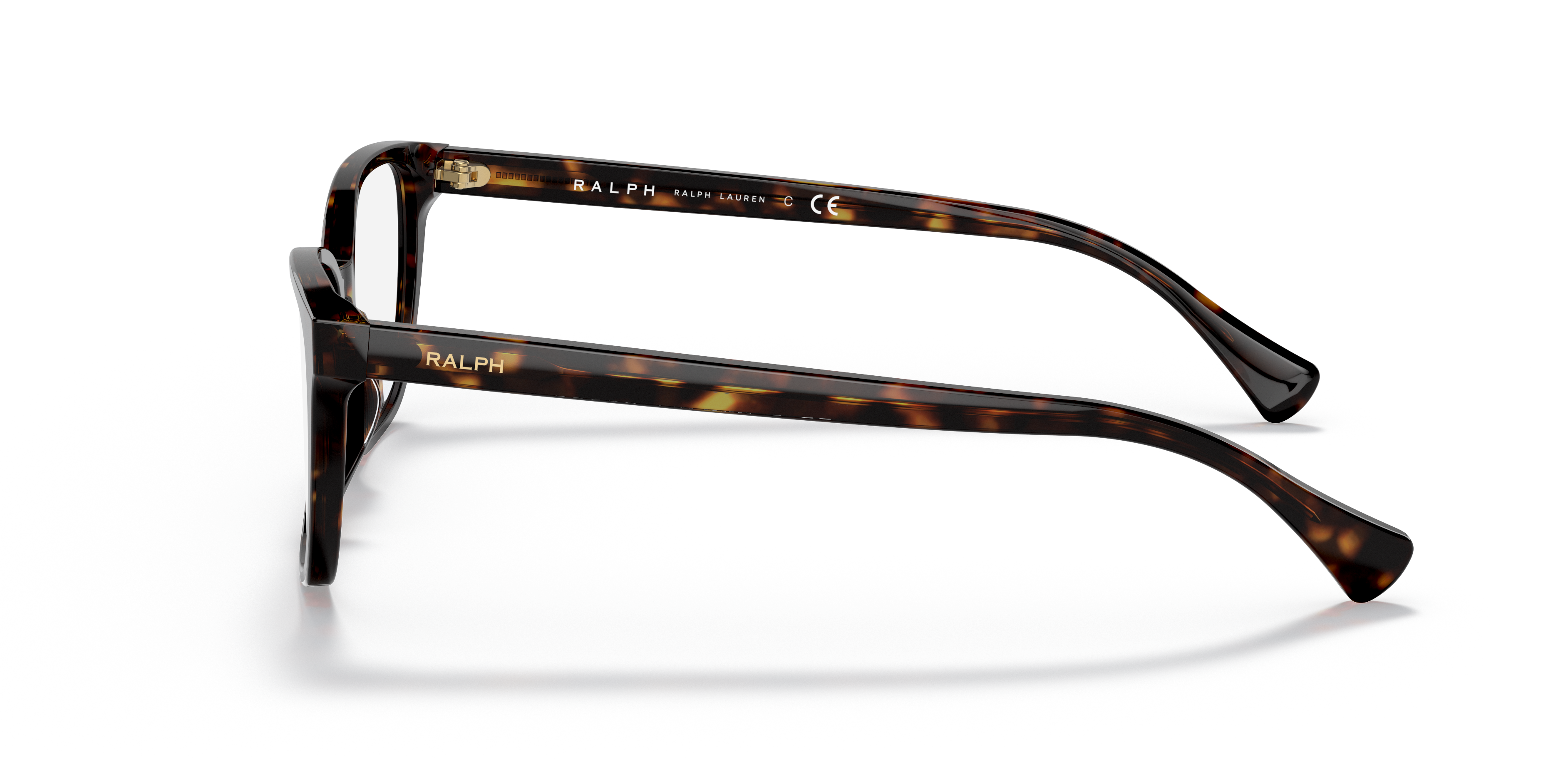 Ralph by Ralph Lauren RA7137U - Shiny Dark Havana, side view #Colour_Shiny Dark Havana